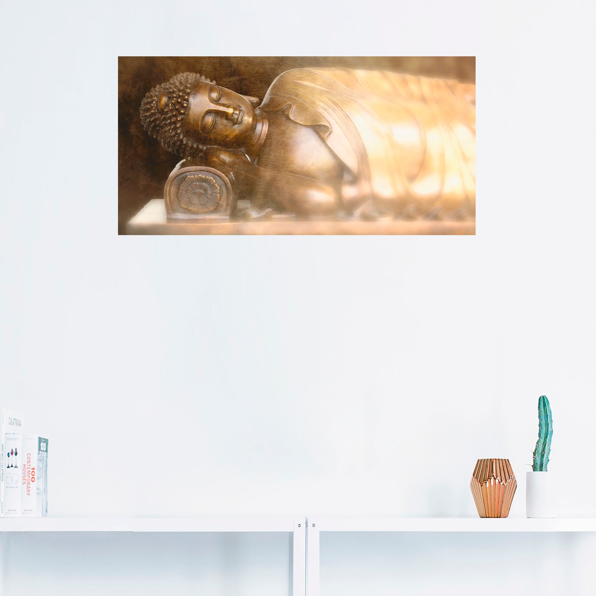 Artland Wandbild »Buddha«, Religion, (1 St.), als Leinwandbild, Wandaufkleber in verschied. Größen