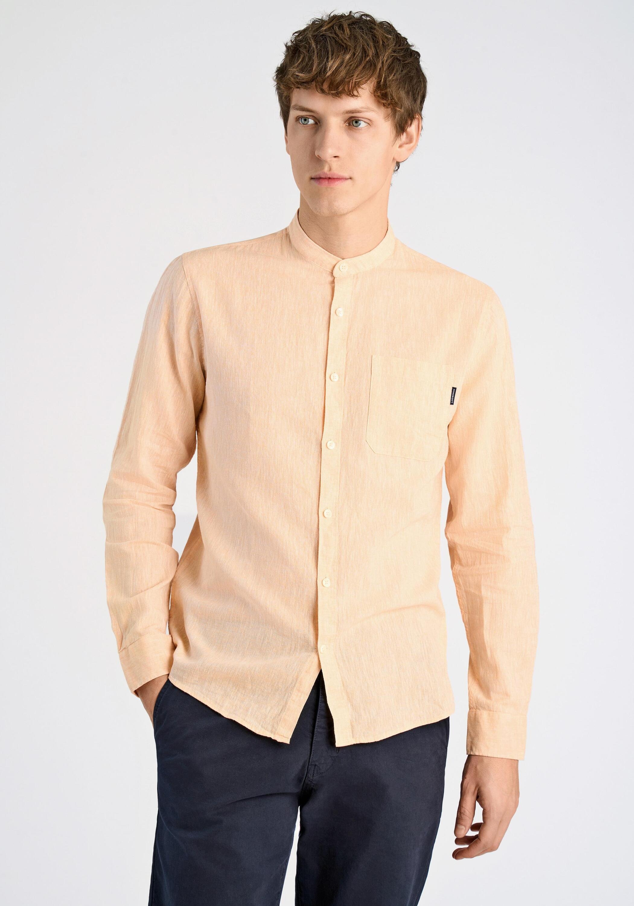 LINDBERGH Leinenhemd "Leinenhemd (Langarm) Relaxed Fit"