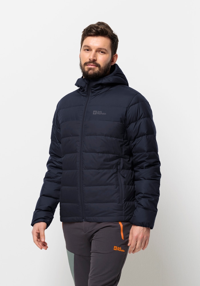 Jack Wolfskin Daunenjacke "ATHER DOWN HOODY M", mit Kapuze