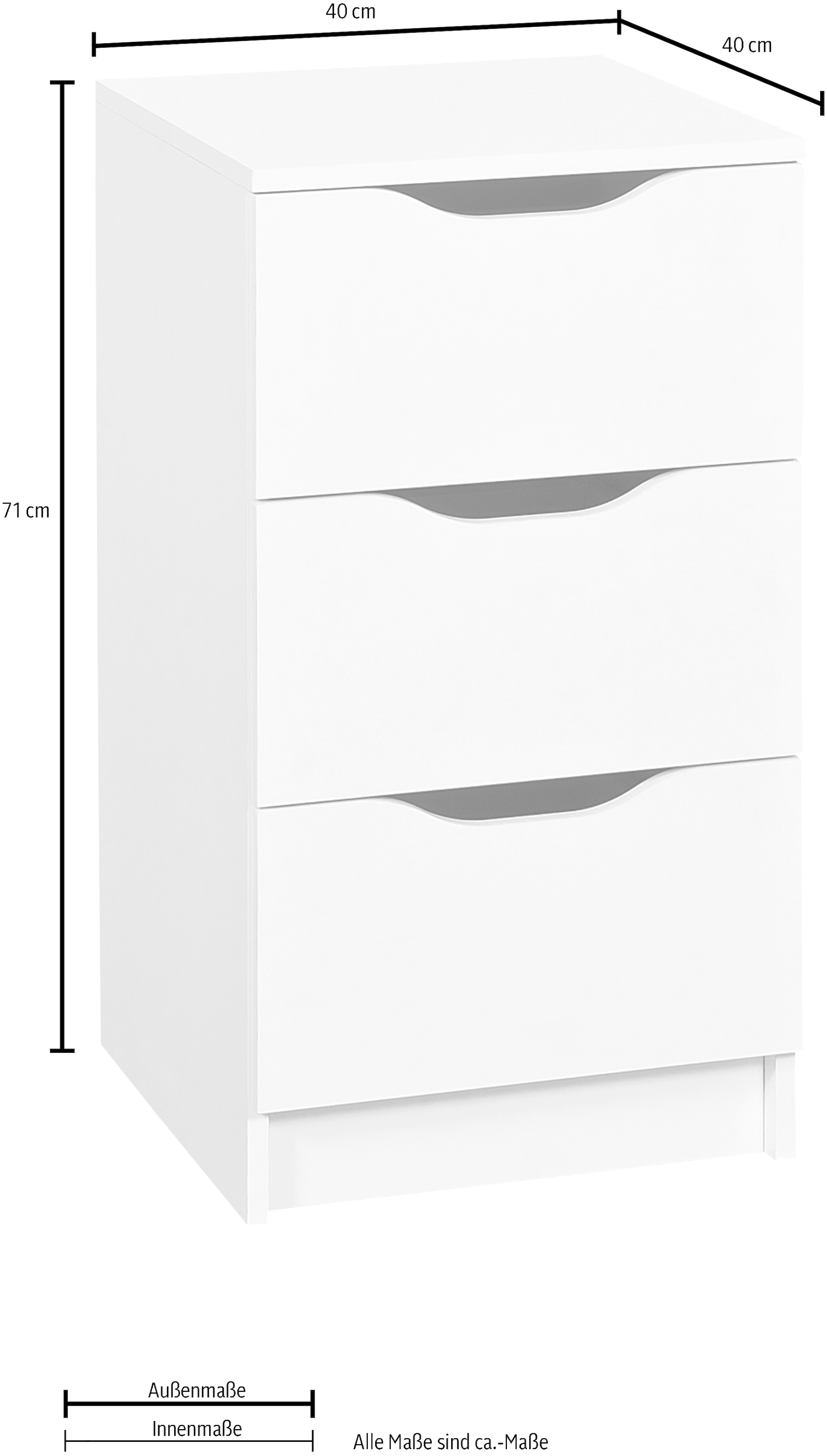 Inter Link Kommode »Westphalen« Breite 40 cm