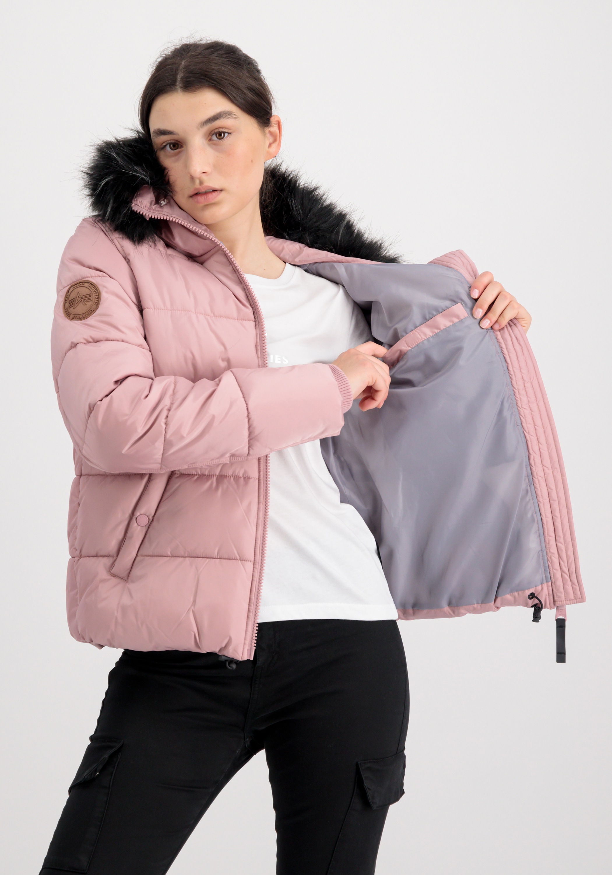 Alpha Industries Winterjacke "Hooded Puffer Alpha Women" günstig online kaufen