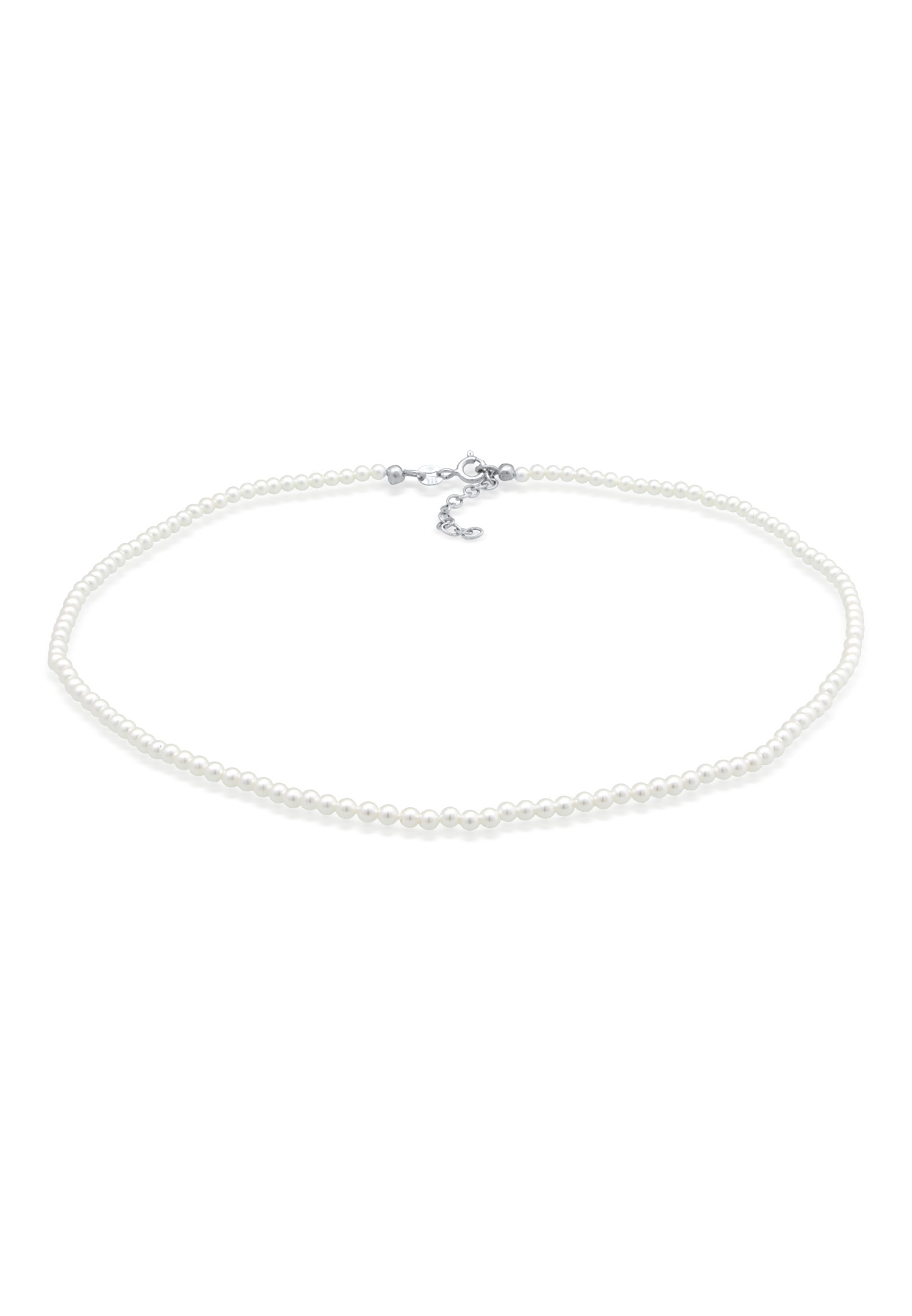 Elli Choker »Halskette Choker Muschelkernperlen 925 Silber«