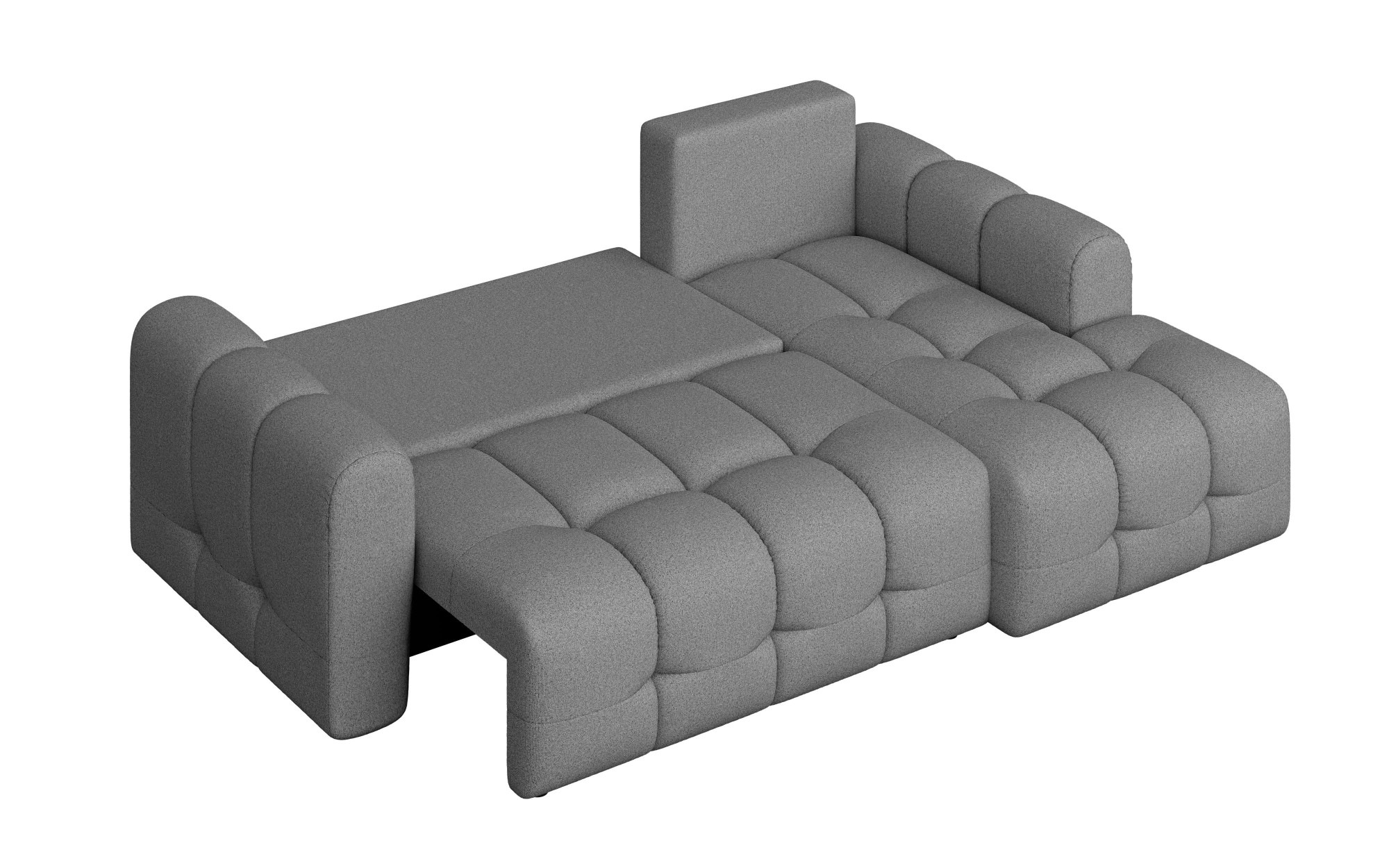 INOSIGN Ecksofa »Manilla, wahlweise mit Bettfunktion, B/T/H 265/170/91 cm«, L-Form mit Recamiere rechts/links bestellbar, Wellenunterfederung