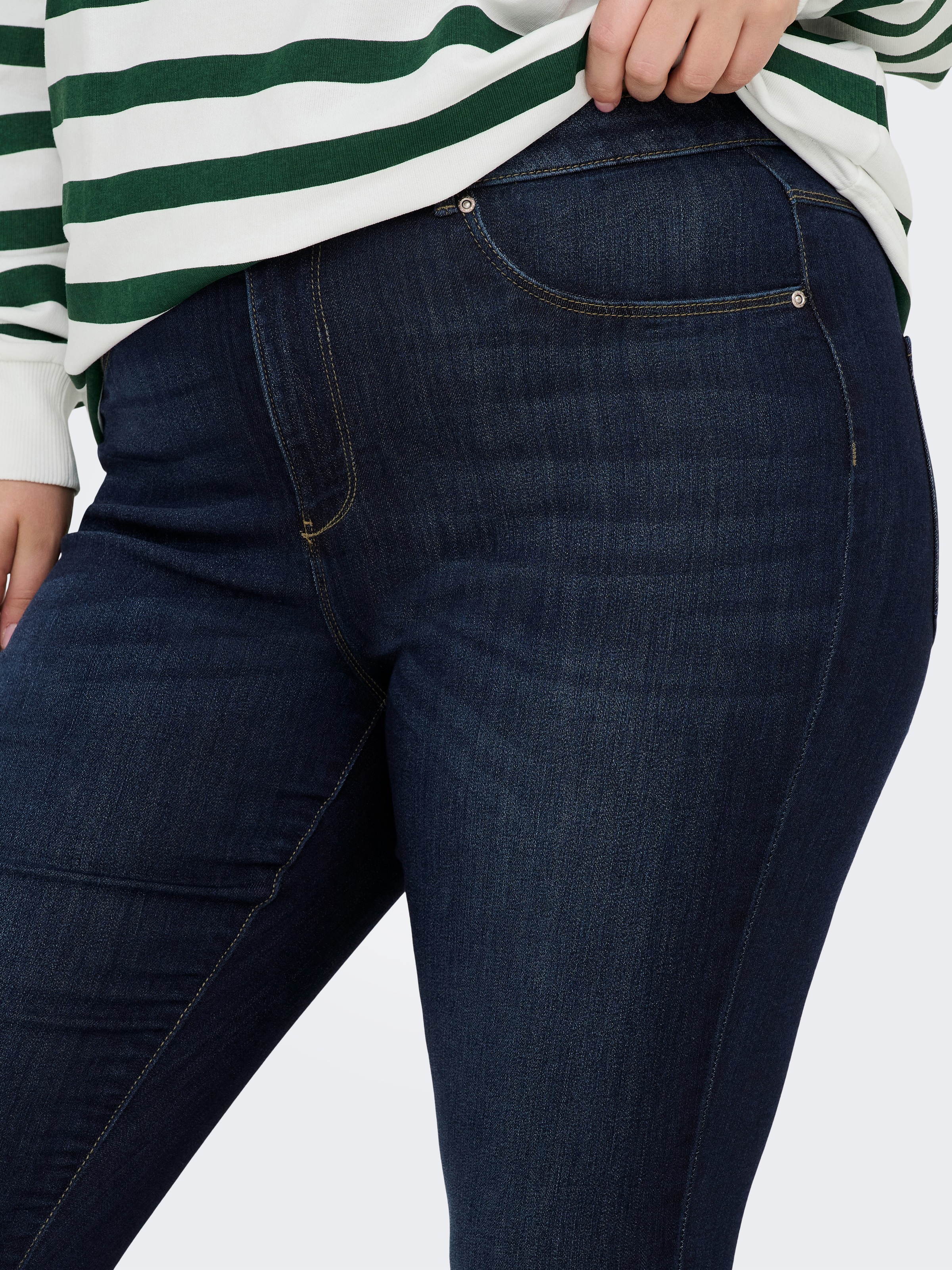 ONLY CARMAKOMA Skinny-fit-Jeans "CARTHUNDER LIFE P UP REG SK DNM BJ367" günstig online kaufen