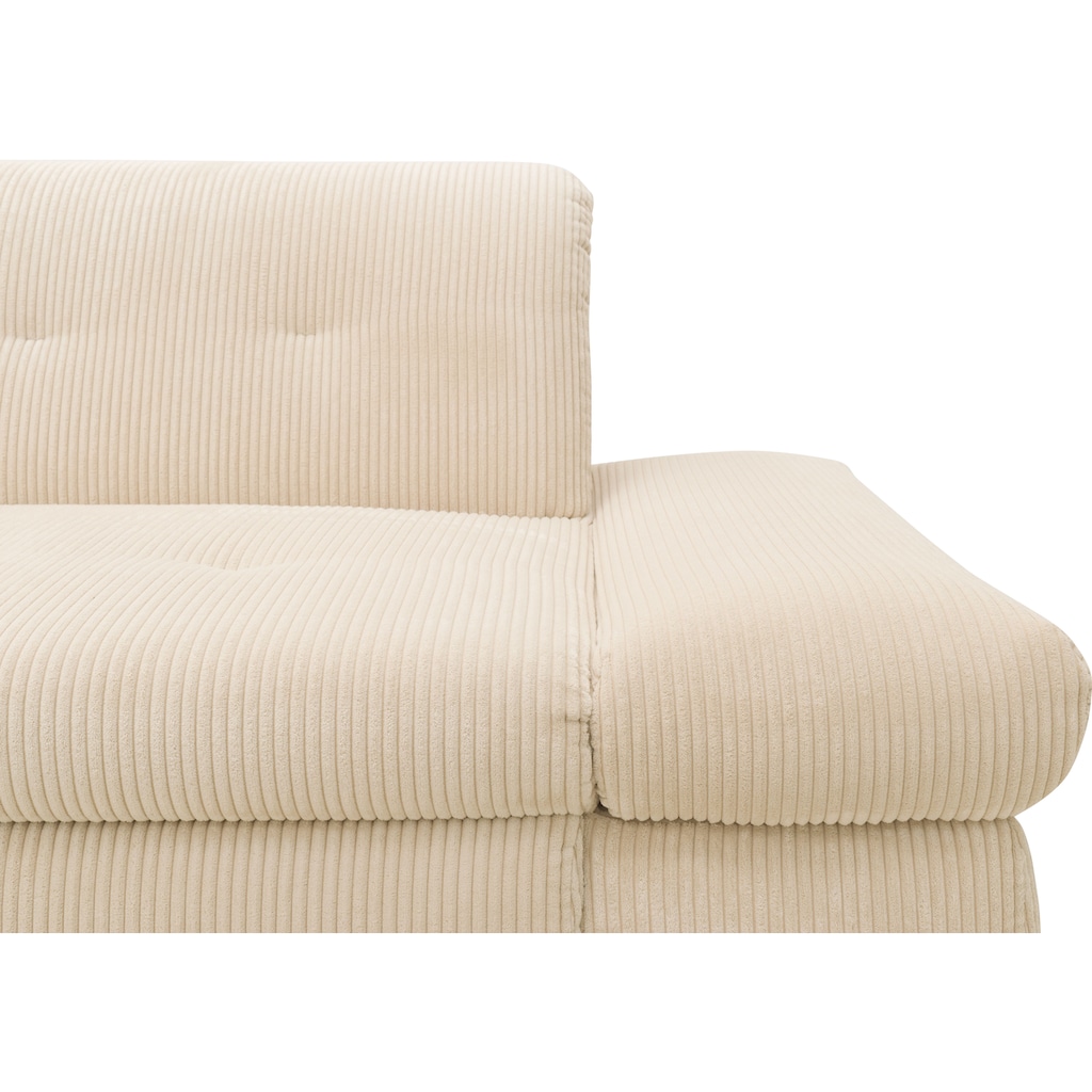 DOMO collection Ecksofa »Moric Schlafsofa B/T/H 300/172/80 cm, auch in Cord, L-Form«