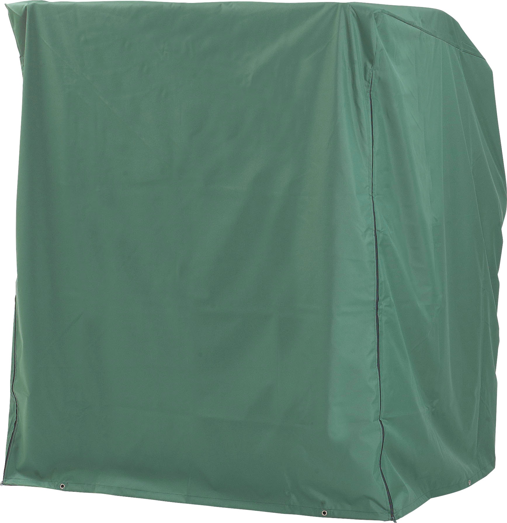 Strandkorb-Schutzhülle, 2-Sitzer grün,mittelschwere Ausführung,ca.BxLxH: 130x100x160 cm