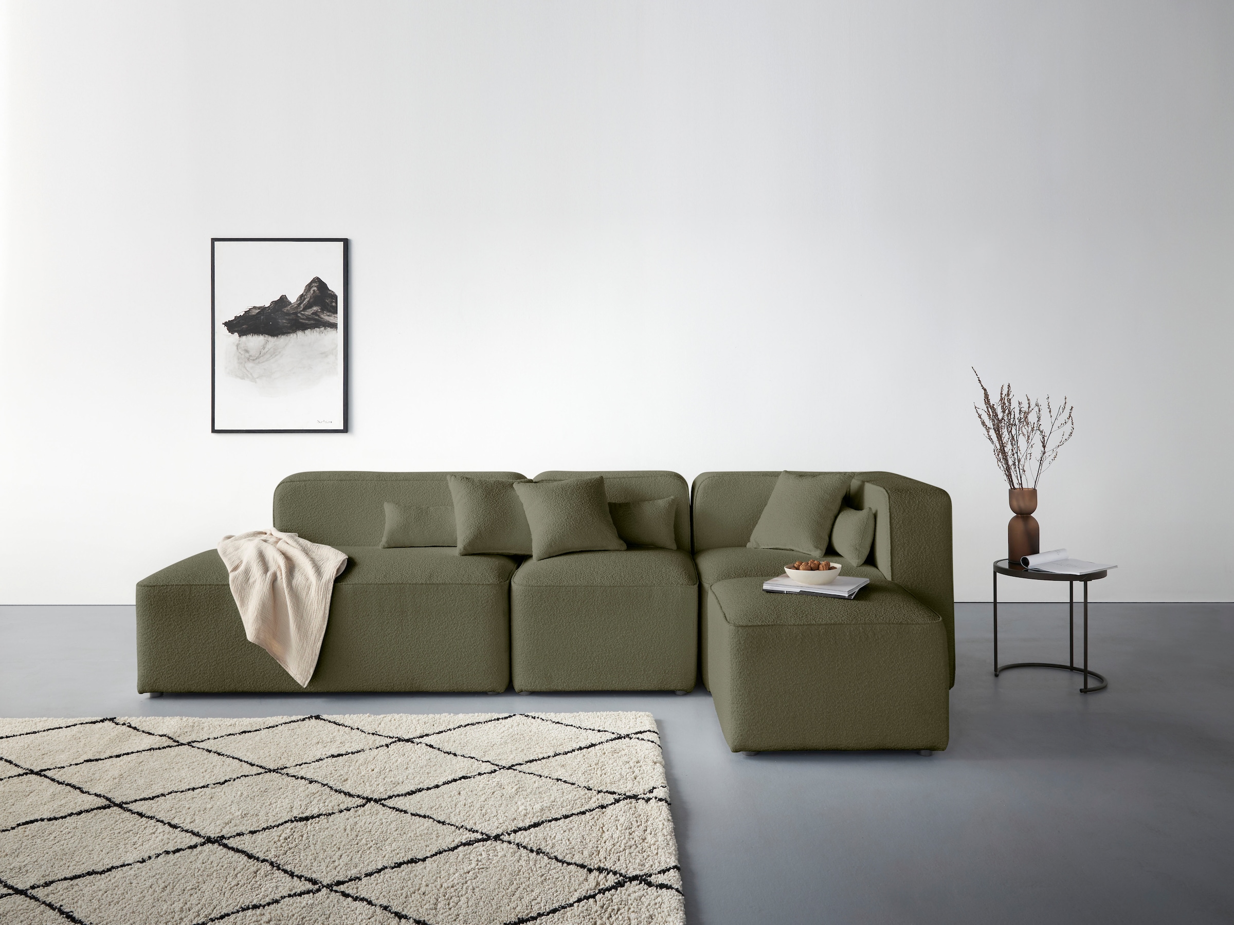 andas Ecksofa "Sundstrup L-Form", Modulserie, individuelle Zusammenstellung günstig online kaufen