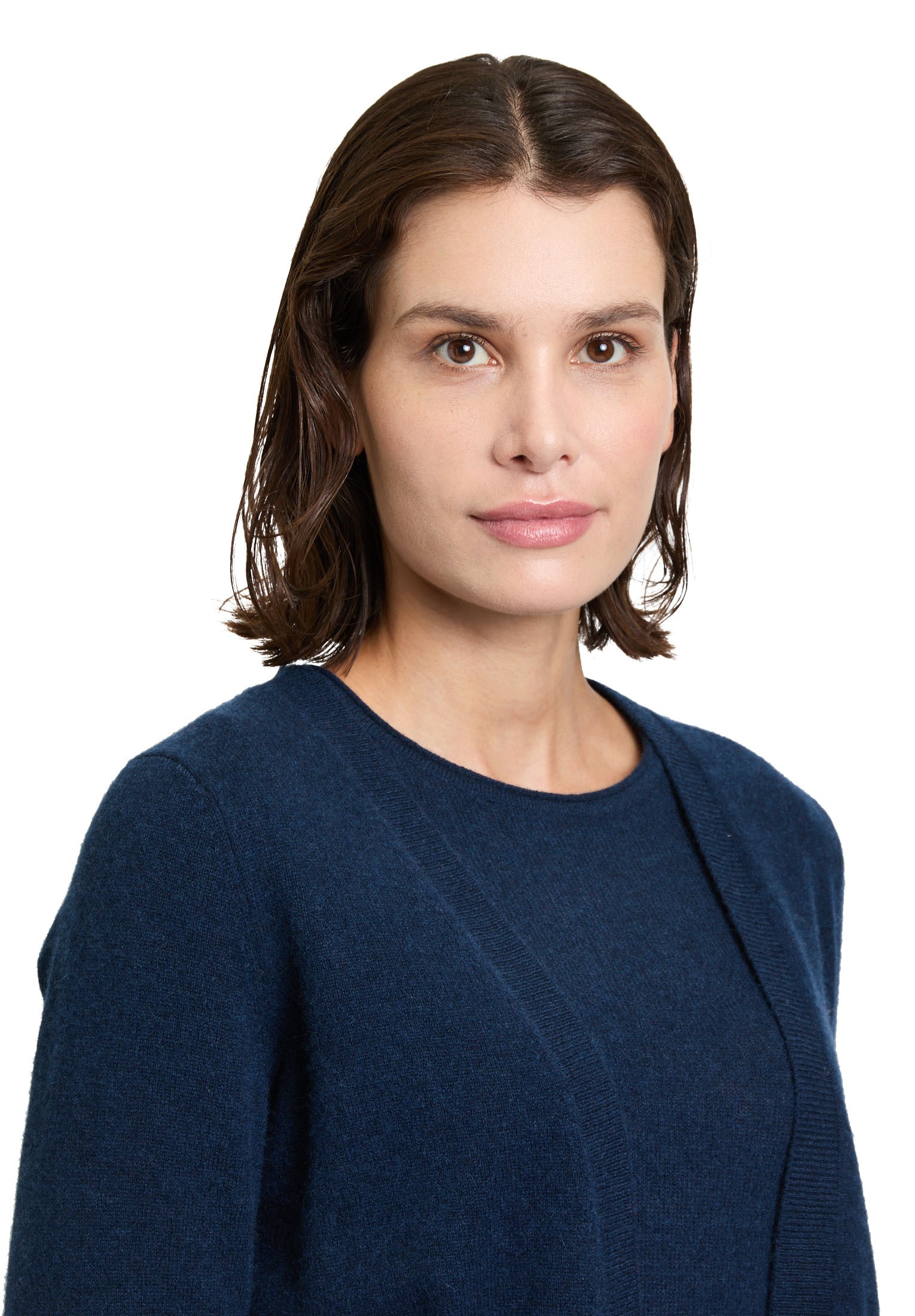 Betty Barclay Strickjacke »Betty Barclay Damen Kaschmir-Strickjacke mit Rippbündchen«, Strick
