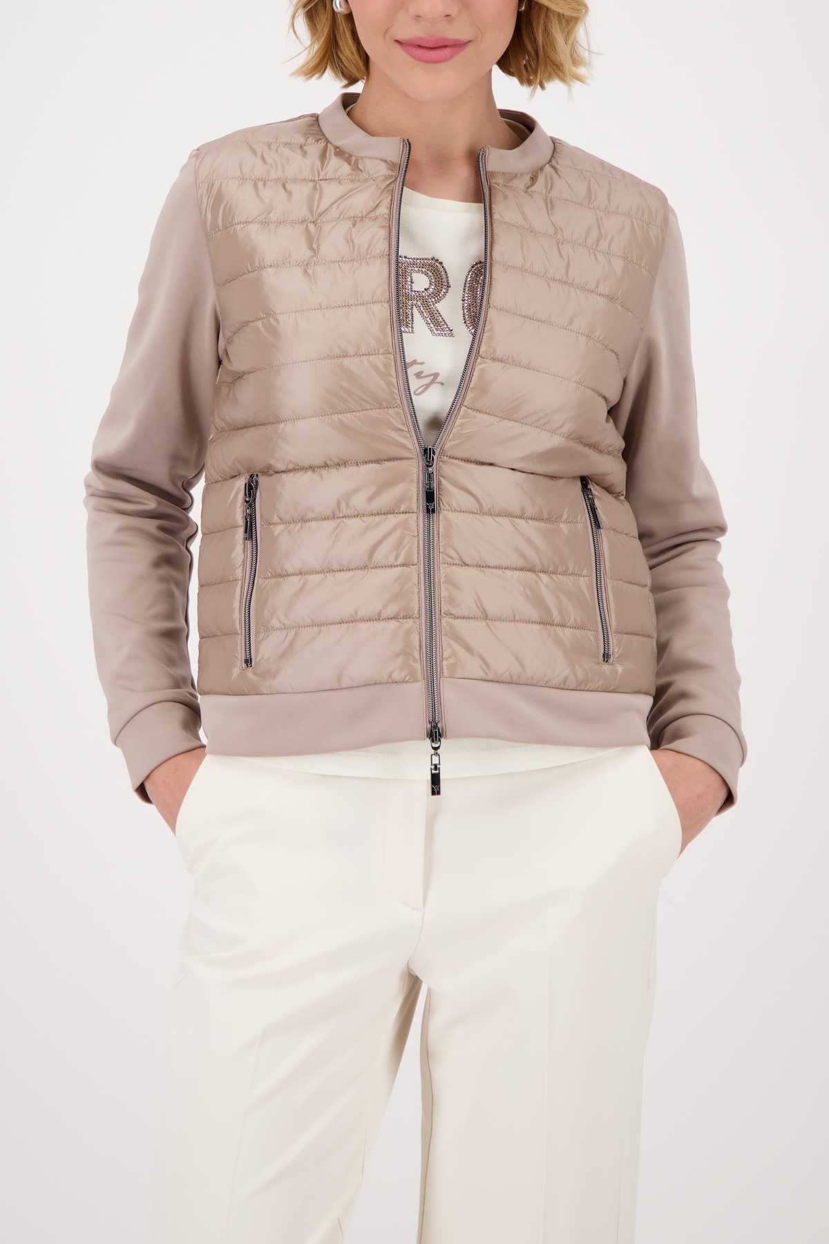 Monari Steppjacke "Jacke Stepp + Neopren", ohne Kapuze, Regular fit mit Run günstig online kaufen