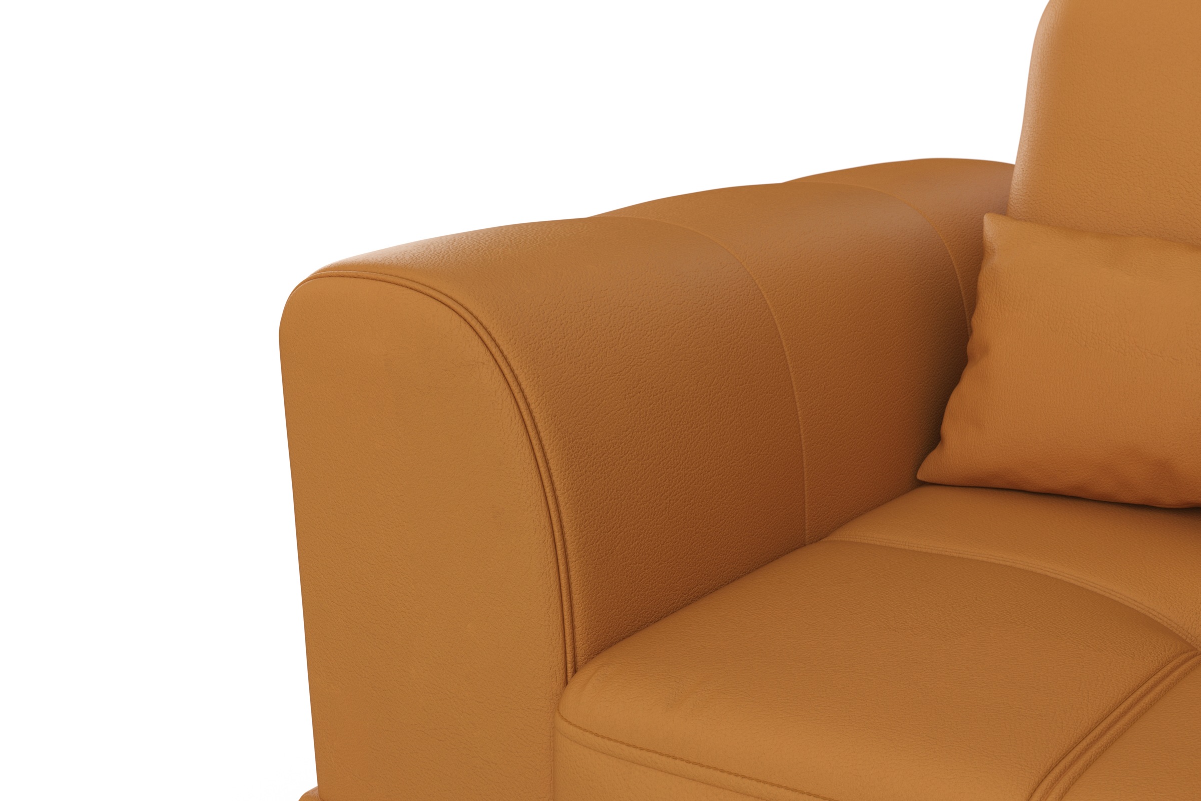 sit&more Ecksofa »Bendigo L-Form«, inklusive Sitztiefenverstellung, Bodenfreiheit 15 cm, in 2 Fußfarben