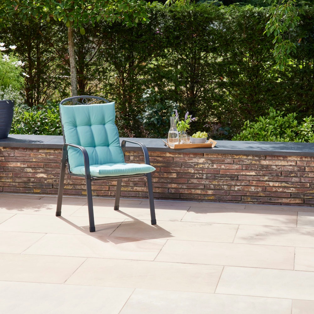 Siena Garden Sesselauflage »ATRIA, 100 cm«, Dessin Uni, 100% recyceltem Polyester, in verschiedenen Farben