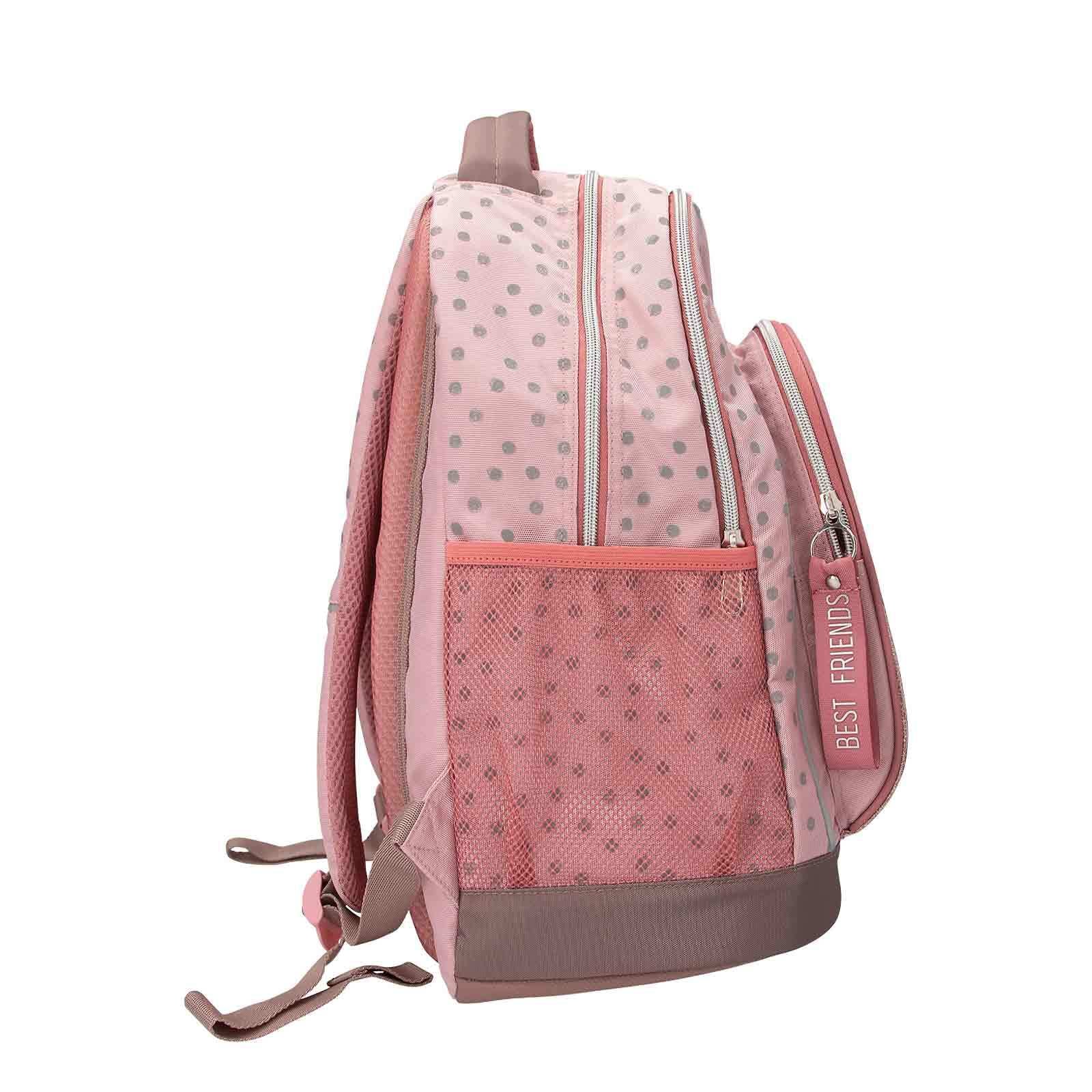 Depesche Rucksack »Schulrucksack DOTS TOPModel 19 x 30 x 40 cm rosa«