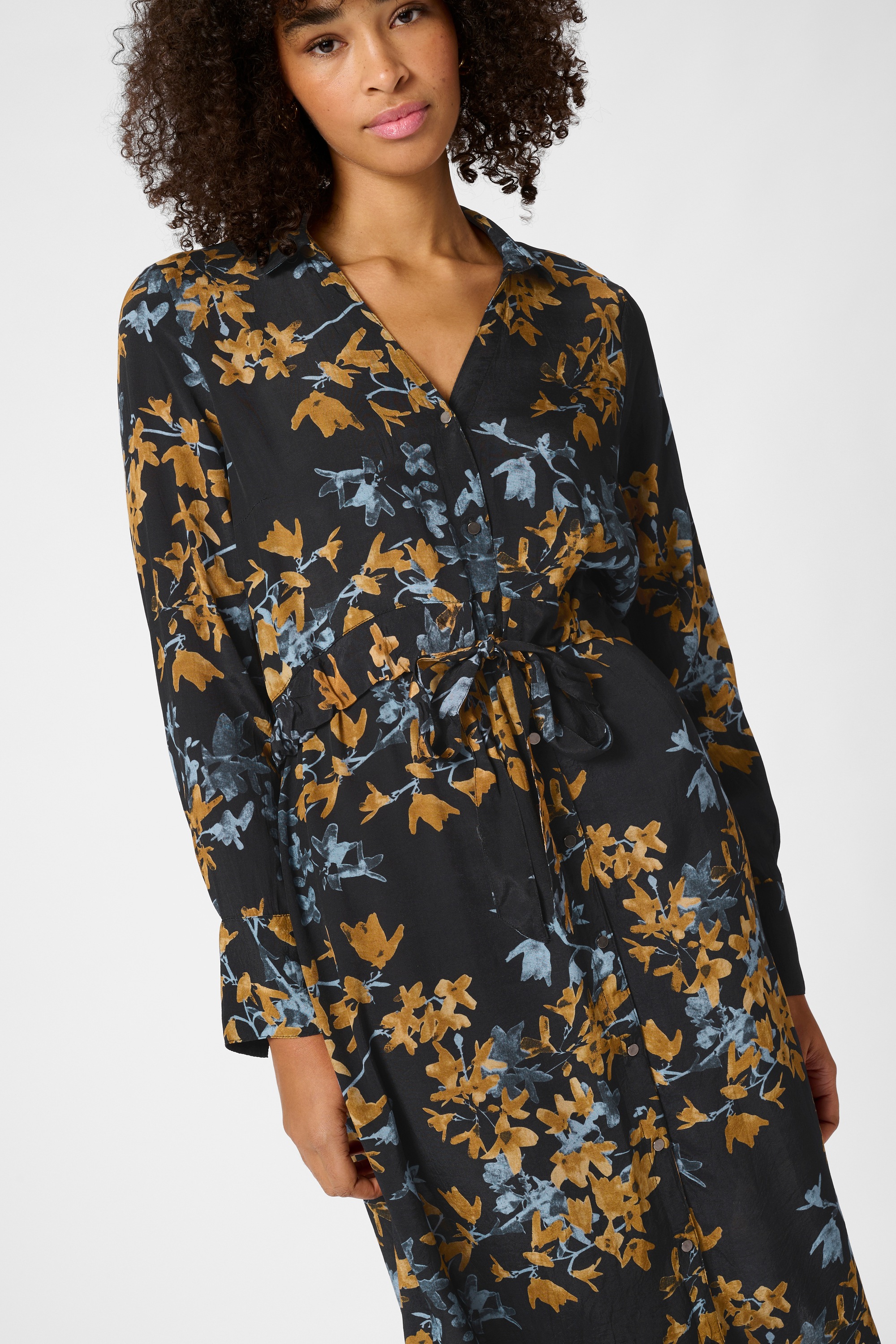 KAFFE Midikleid »Damen Kleid KAmilana«