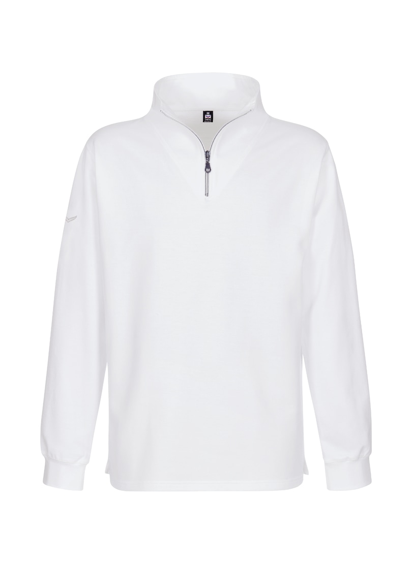 Trigema Sweatshirt »TRIGEMA Reißverschluss-Sweater«