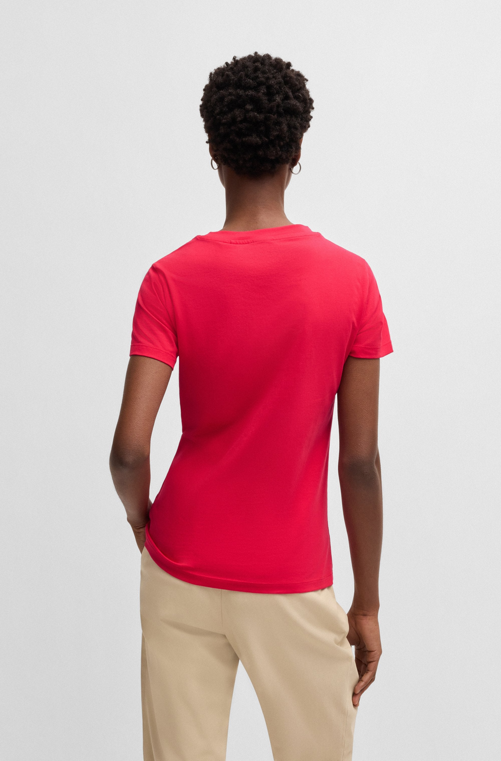 BOSS ORANGE T-Shirt »Esogo Premium Damenmode«, mit Logo