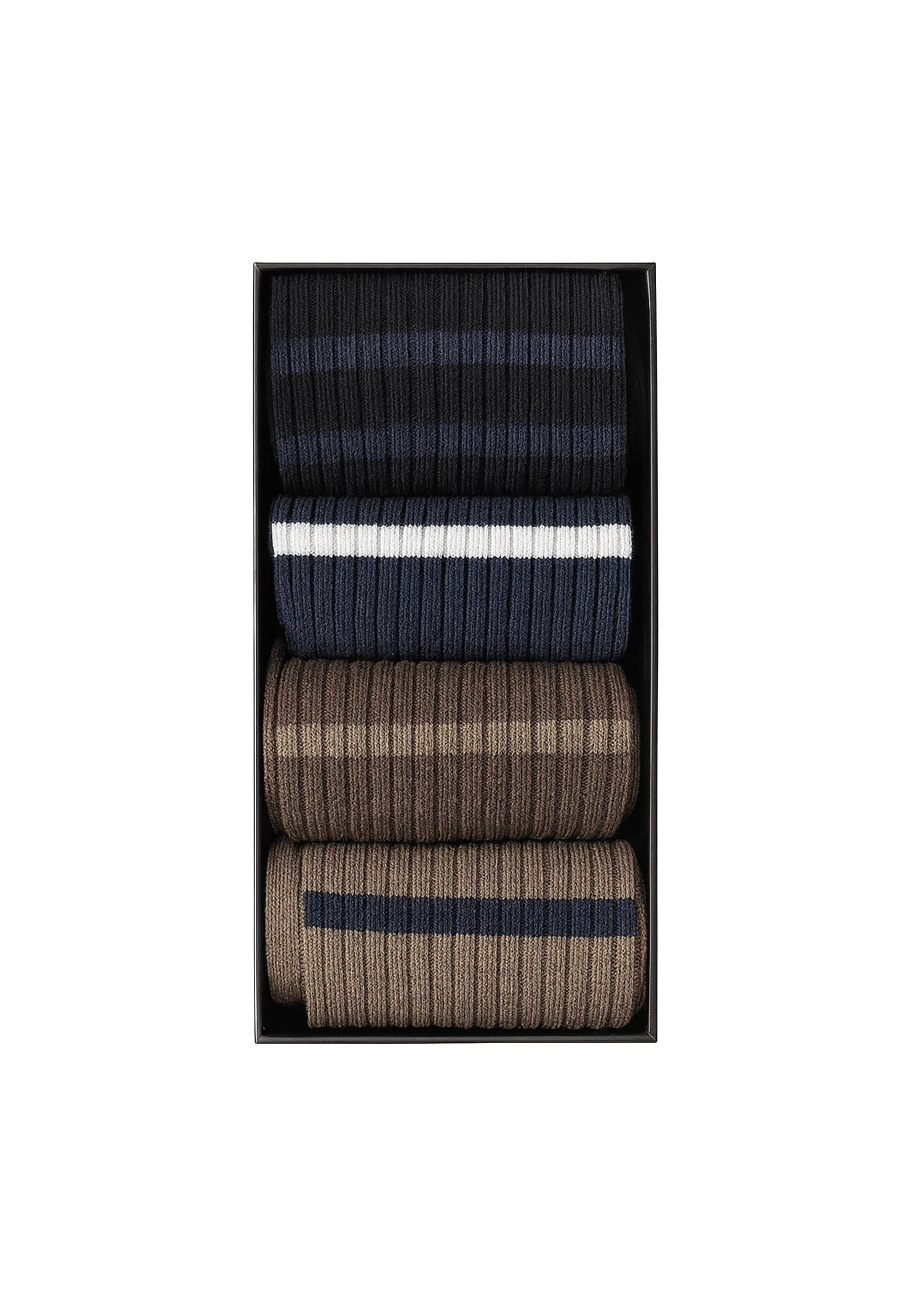 Clean Cut Copenhagen Basicsocken »Clean Cut Copenhagen Gerry multi striped socks - box«