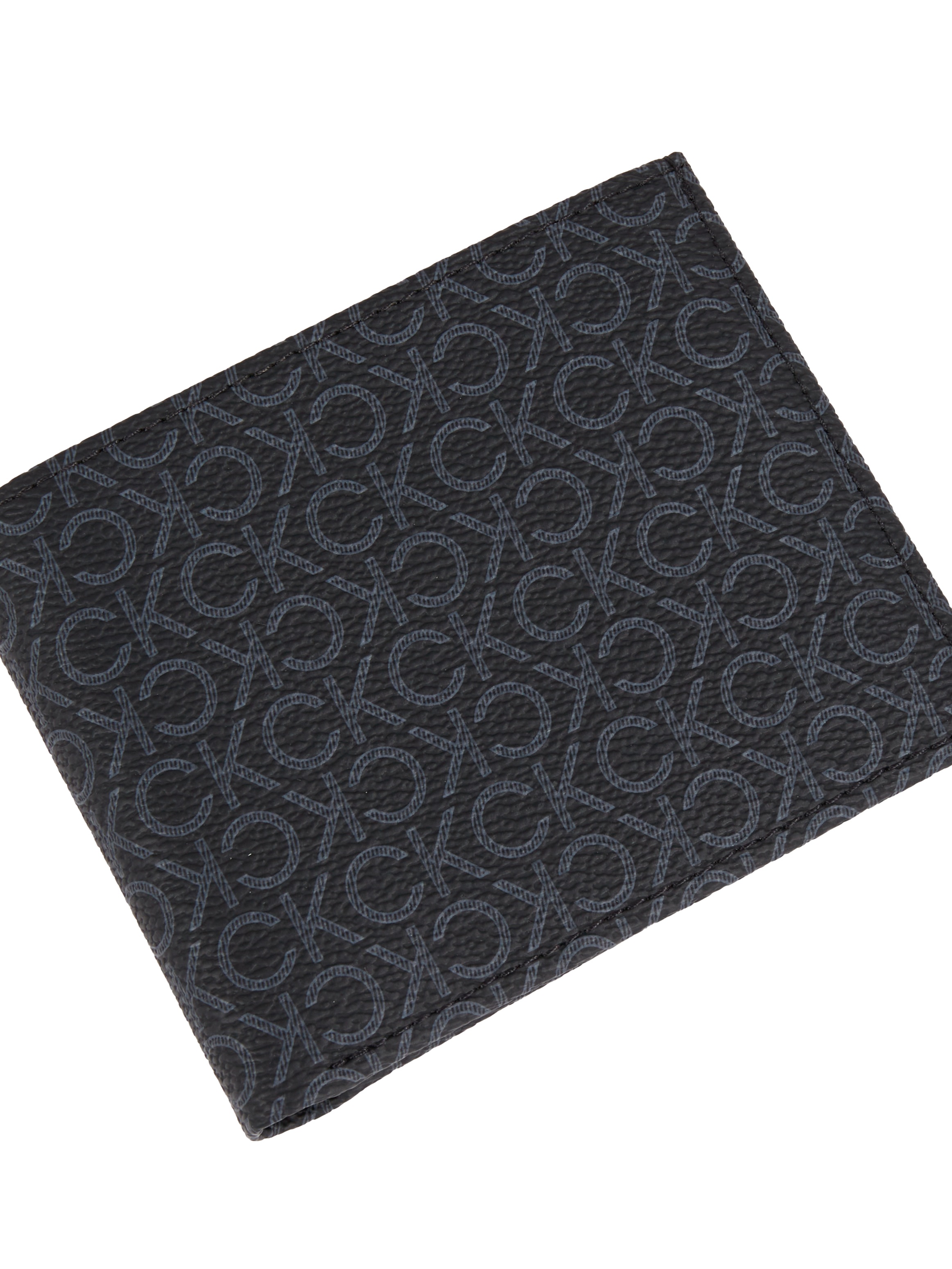 Calvin Klein Geldbörse »CLASSIC MONO BIFOLD 5CC W/COIN«, Portemonnaie, Geldbeutel Herren mit CK-Muster