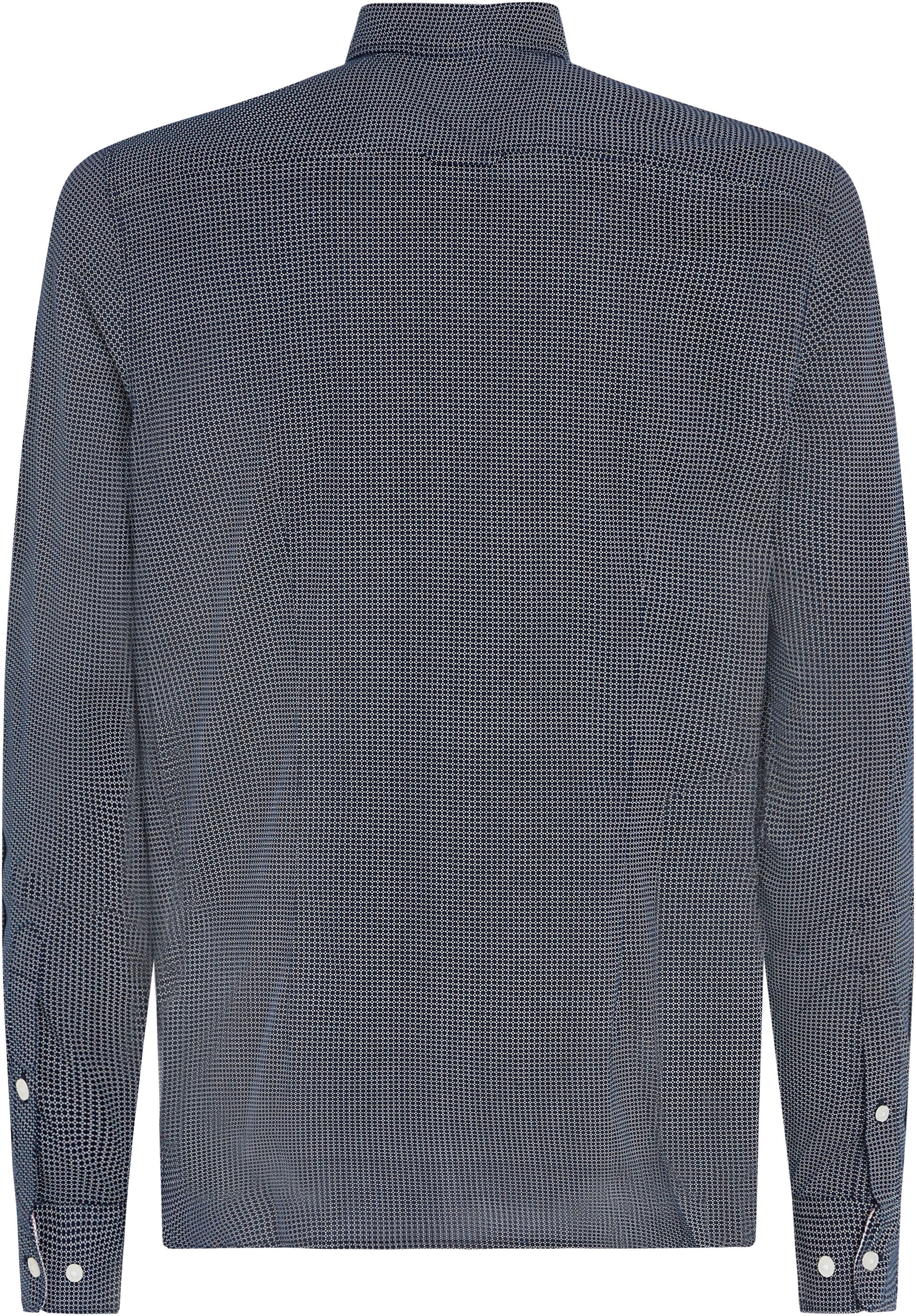 Tommy Hilfiger Businesshemd »FLEX MICRO FOULARD SF SHIRT«, Mit Minimal-Print, Button-down-Kragen