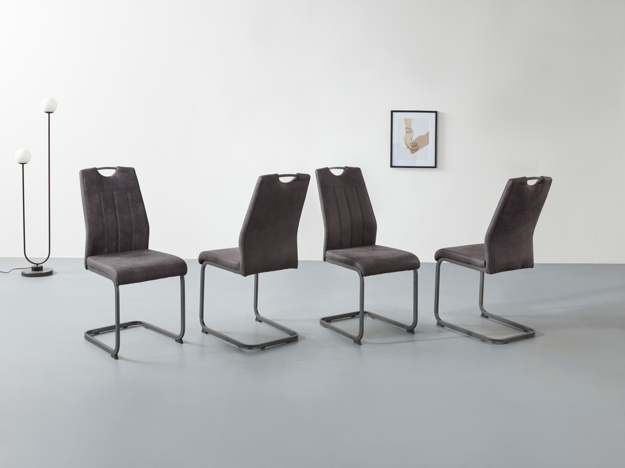 HELA Freischwinger "CHRISTINA" (Set) 4 Stk.1, 2 oder 4 Stück, Schwingstuhl günstig online kaufen