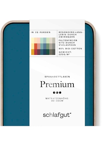 Schlafgut Spannbettlaken »Premium« (1 St.) nachh...