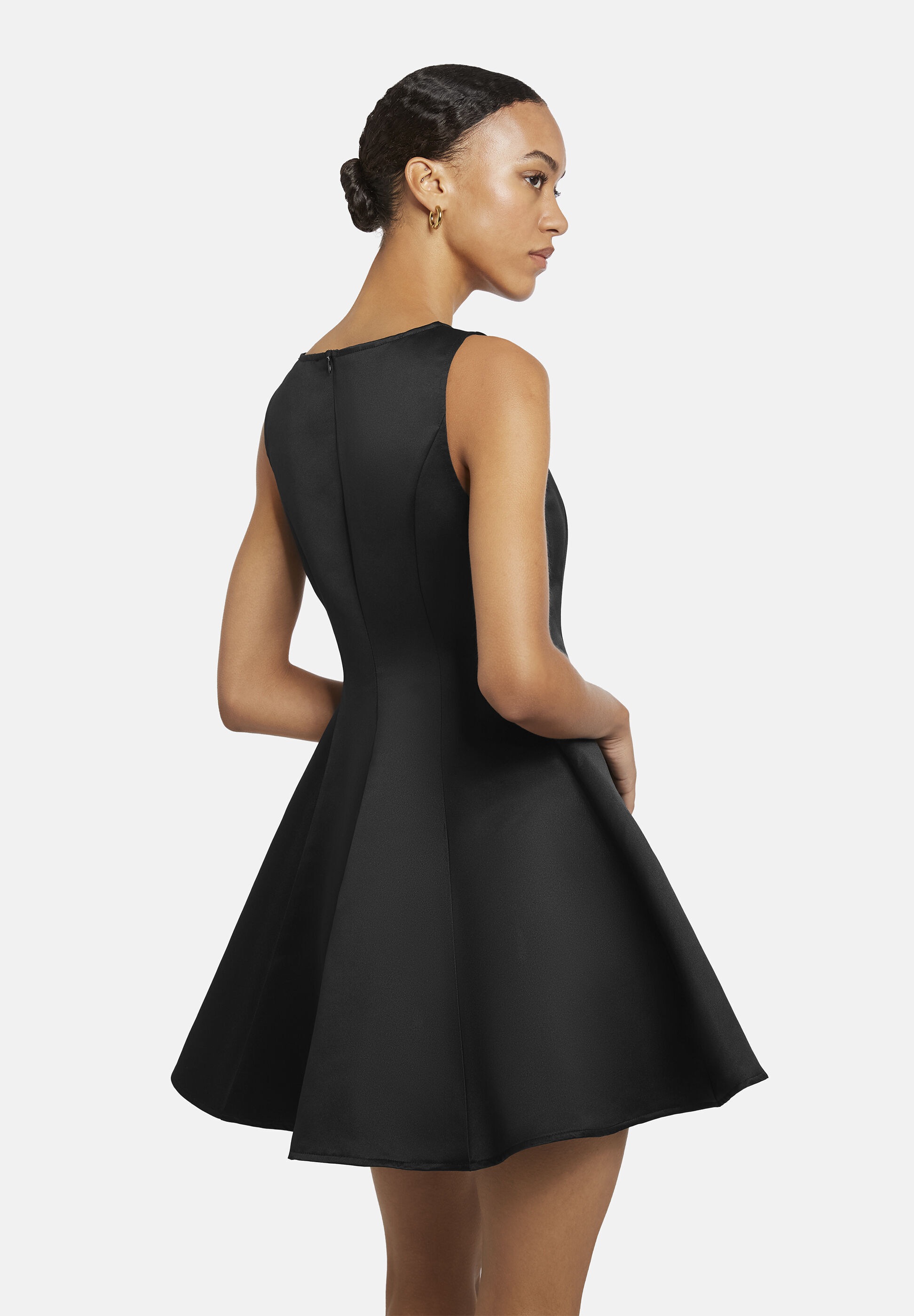 Nicowa Cocktailkleid »RASOMI« Satinkleid mit Tellerrock