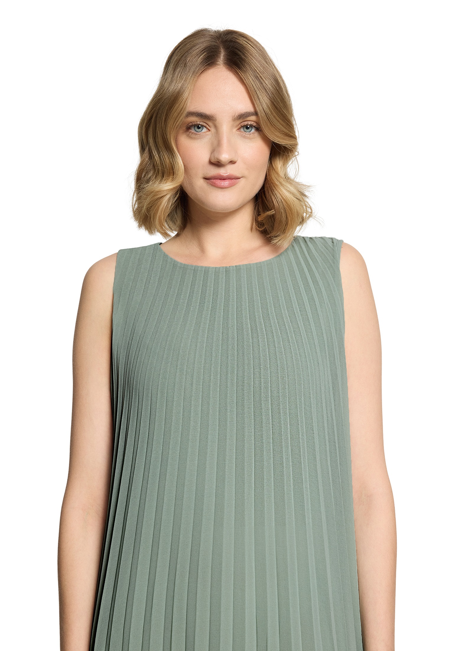 Betty&Co Maxikleid »Damen mit Plissee« Ohne Tasche