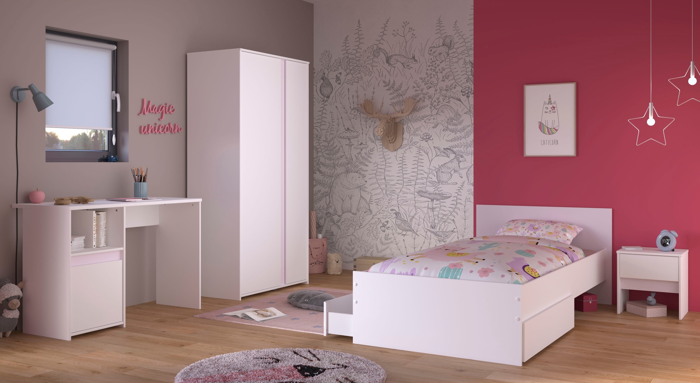 Parisot Jugendzimmer-Set "Pirouette" Set, 5 Stk. tlg. günstig online kaufen