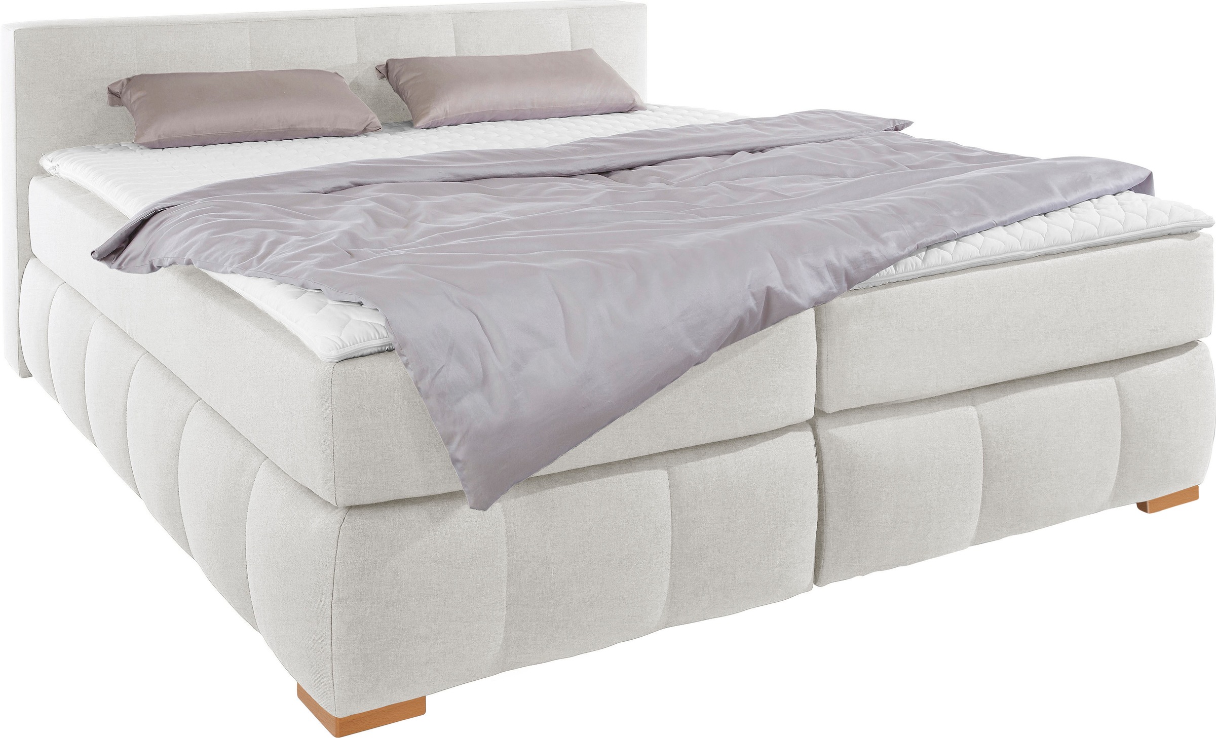 Home affaire Boxspringbett "Chelles" inkl. Kaltschaumtopper, in 5 Breiten u günstig online kaufen