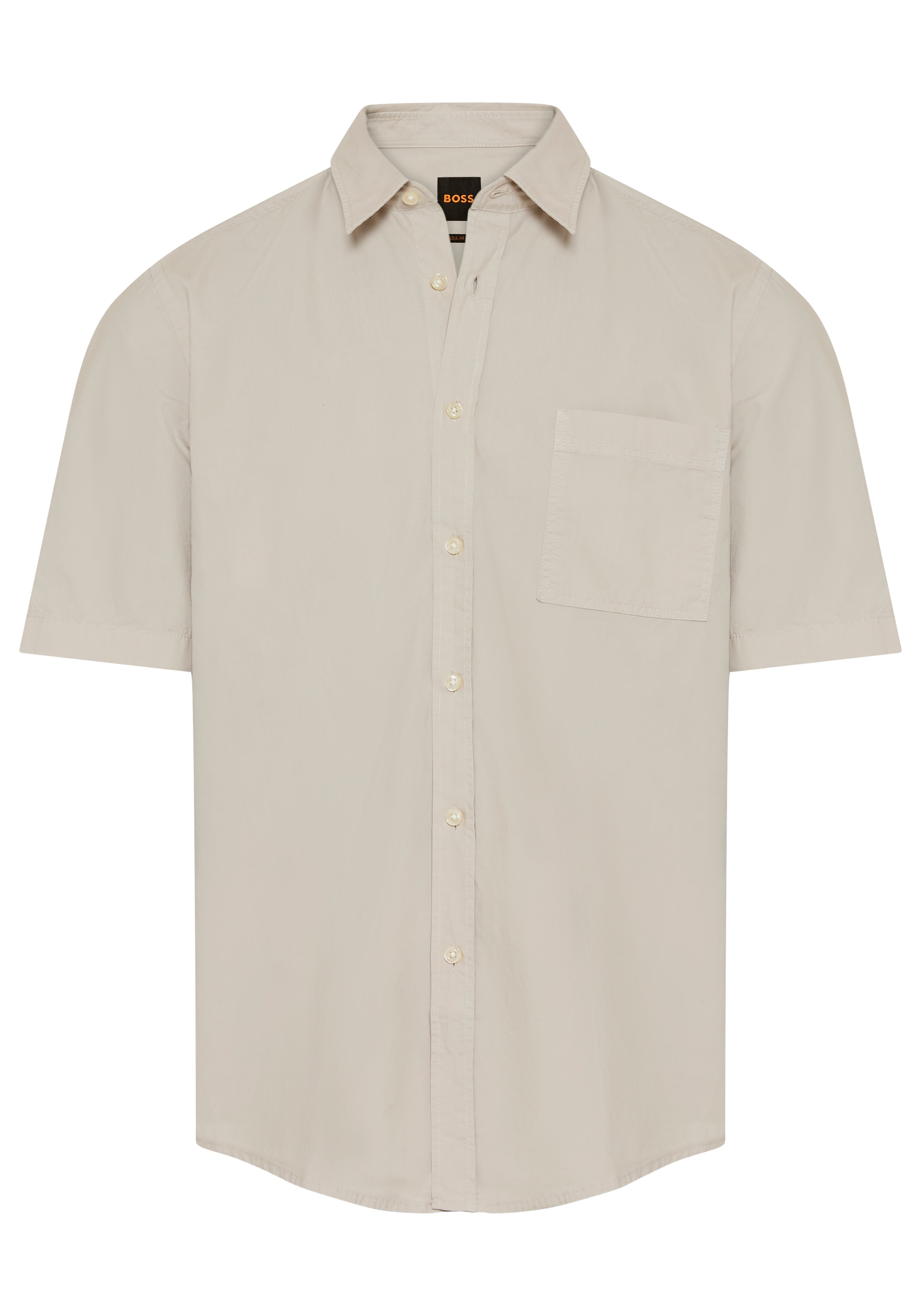 BOSS ORANGE Kurzarmhemd Regular Fit, Kentkragen, Kurzarm günstig online kaufen