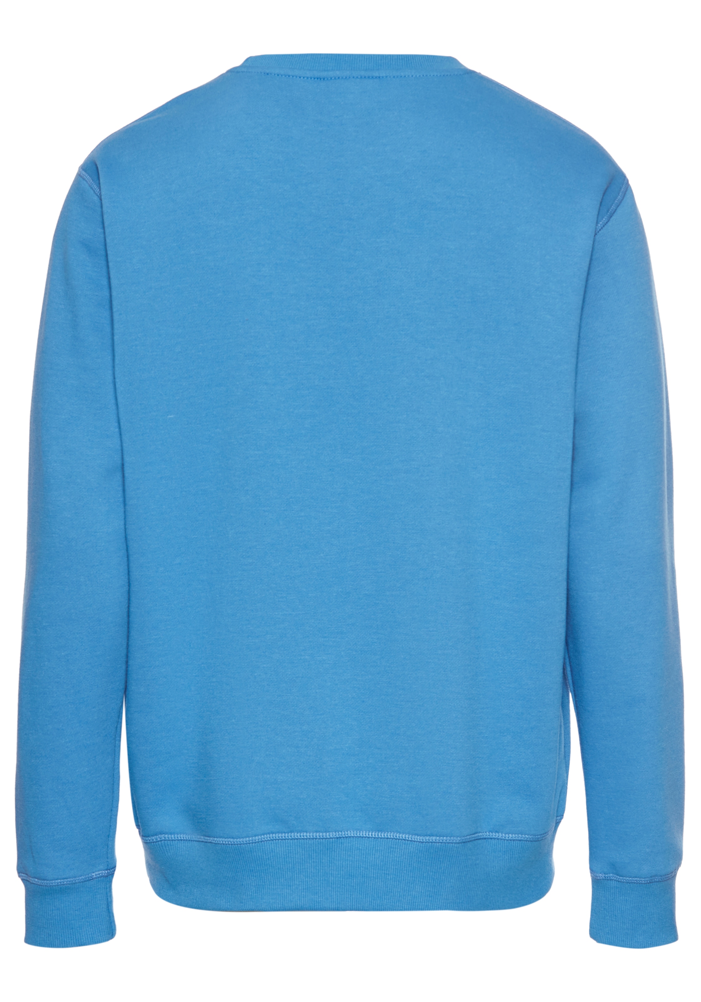 Man's World Sweatshirt, Langarm, Basic-Stil, unifarben, Rundhalsausschnitt