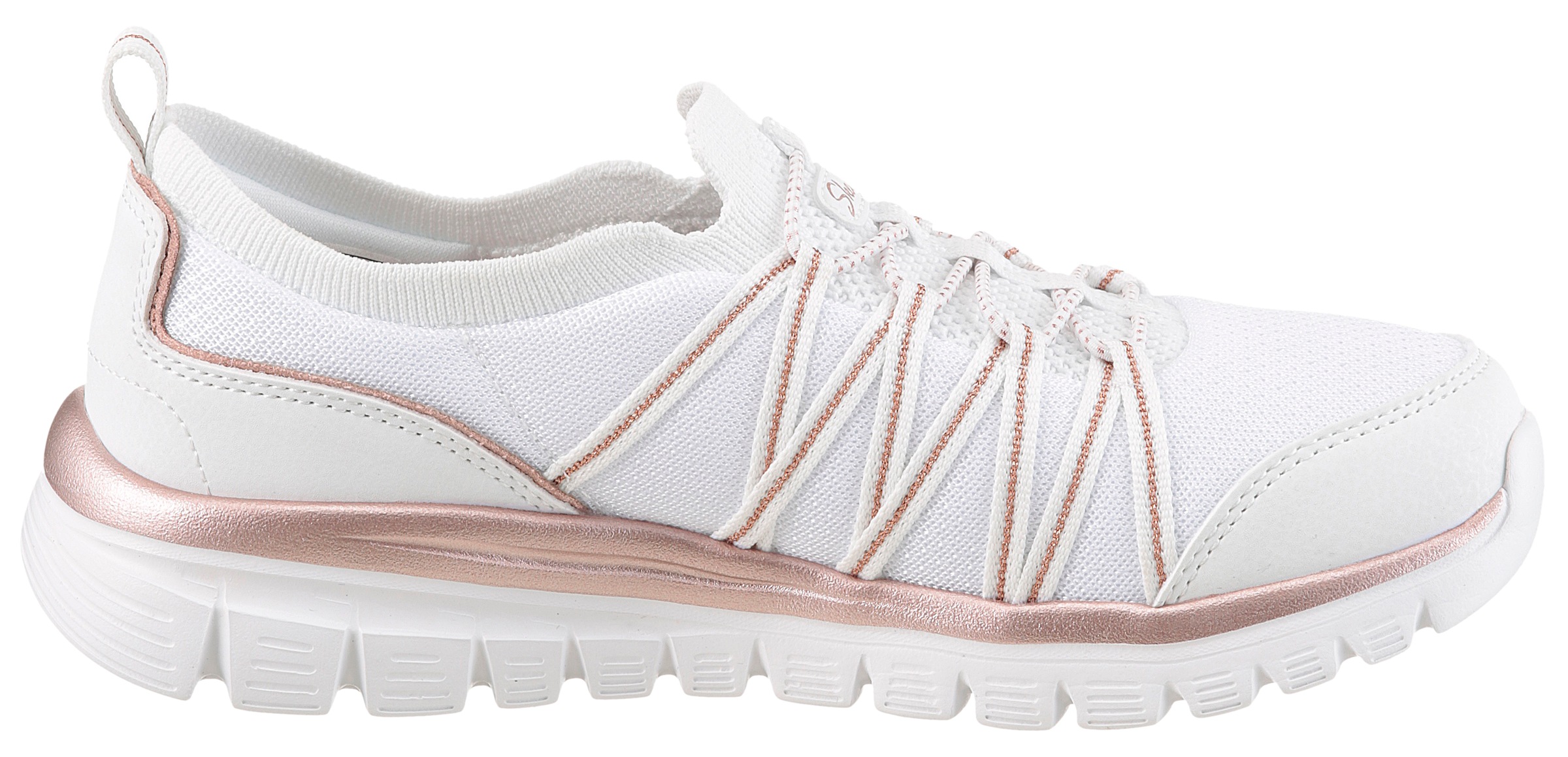 Skechers Slip-On Sneaker »GRACEFUL-PURECRUSH«, Freizeitschuh mit elastischem Einstieg