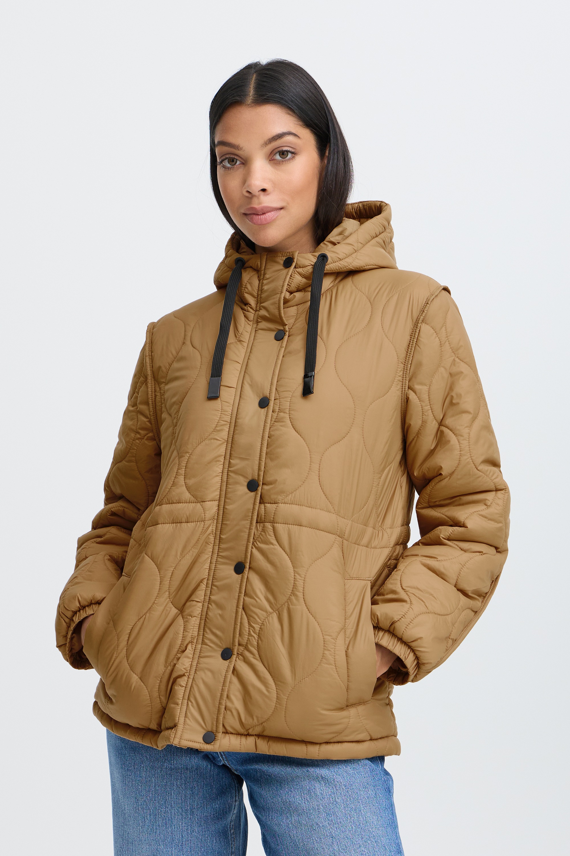 b.young Steppjacke »Damen Gefütterte Jacke BYBERTA«