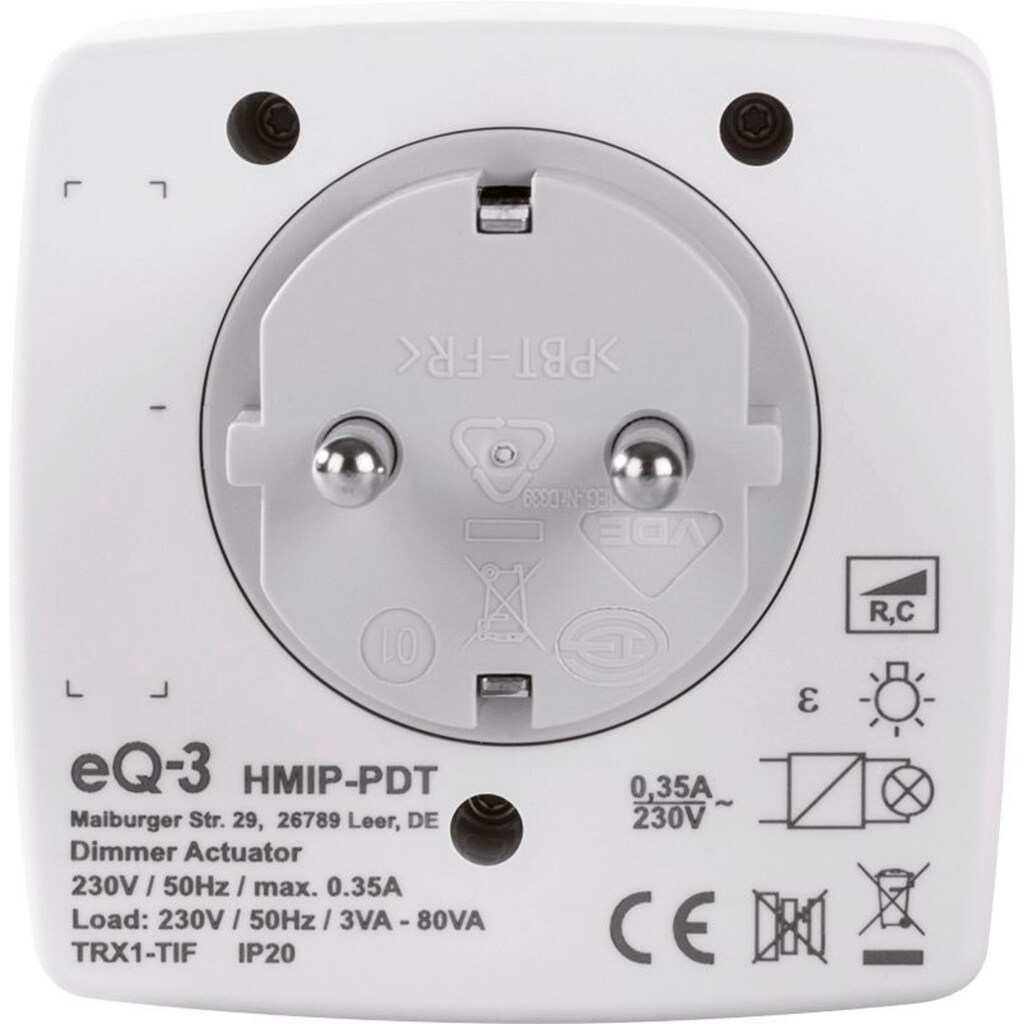 Homematic IP Steckdose »Dimmer-Steckdose – Phasenabschnitt (150327A0)«