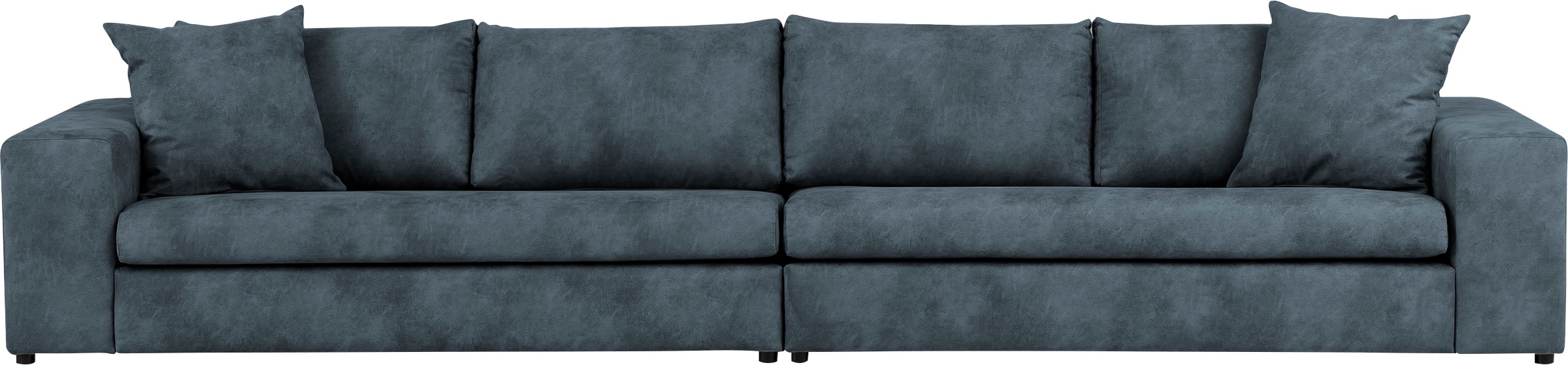 Thumbnail - Home affaire 4-Sitzer "SLEETLAND XXL in Samtvelours oder Vintage-Leder-Optik" besonders groß und bequem