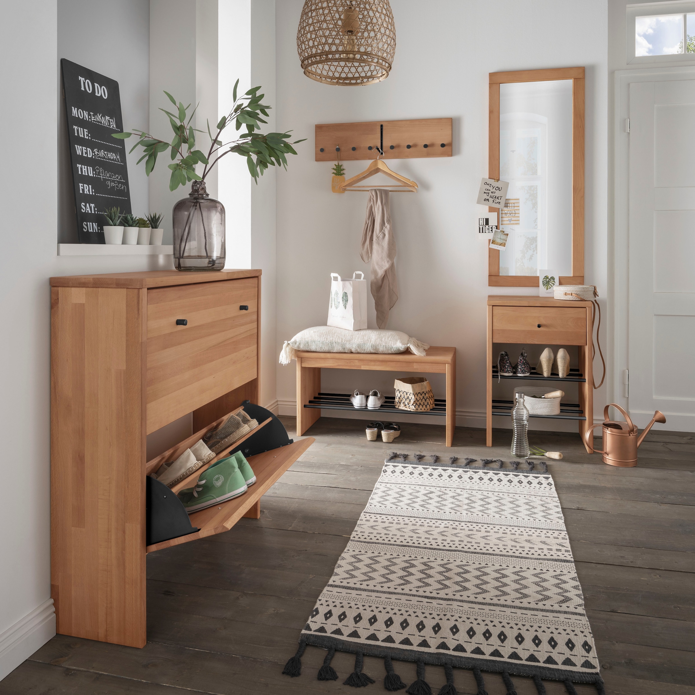 Home affaire Kombikommode »Dura - Kommode aus Massivholz, langlebig & hochwertig & rustikal« aus FSC®-zertifizierten Massivholz, Breite 82 cm