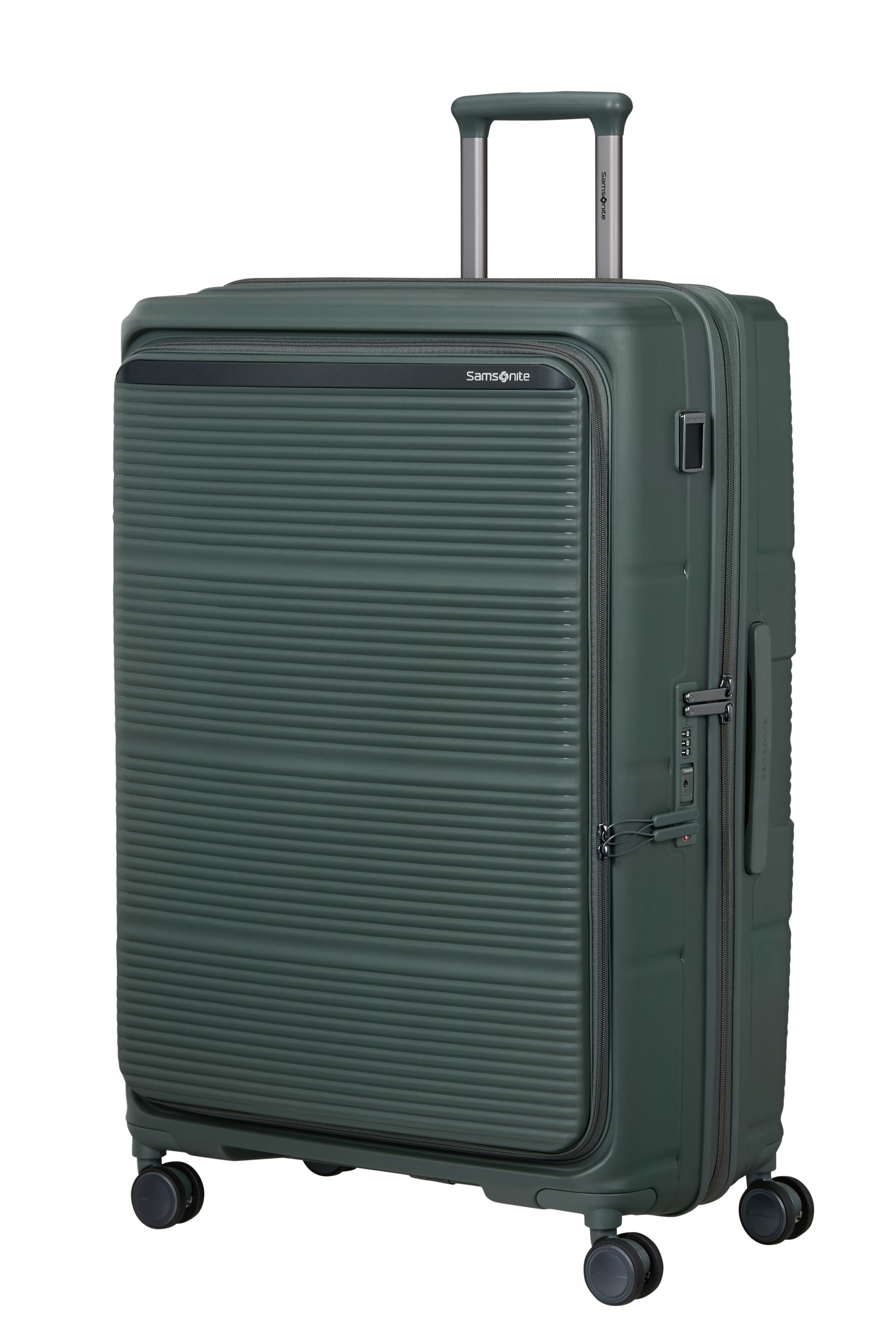 Samsonite Hartschalen-Trolley "PARALUX" 126 l 4 Rollen mit Teleskopgriff und Soft-Touch-Tragegriffen, aus Polypropylen
