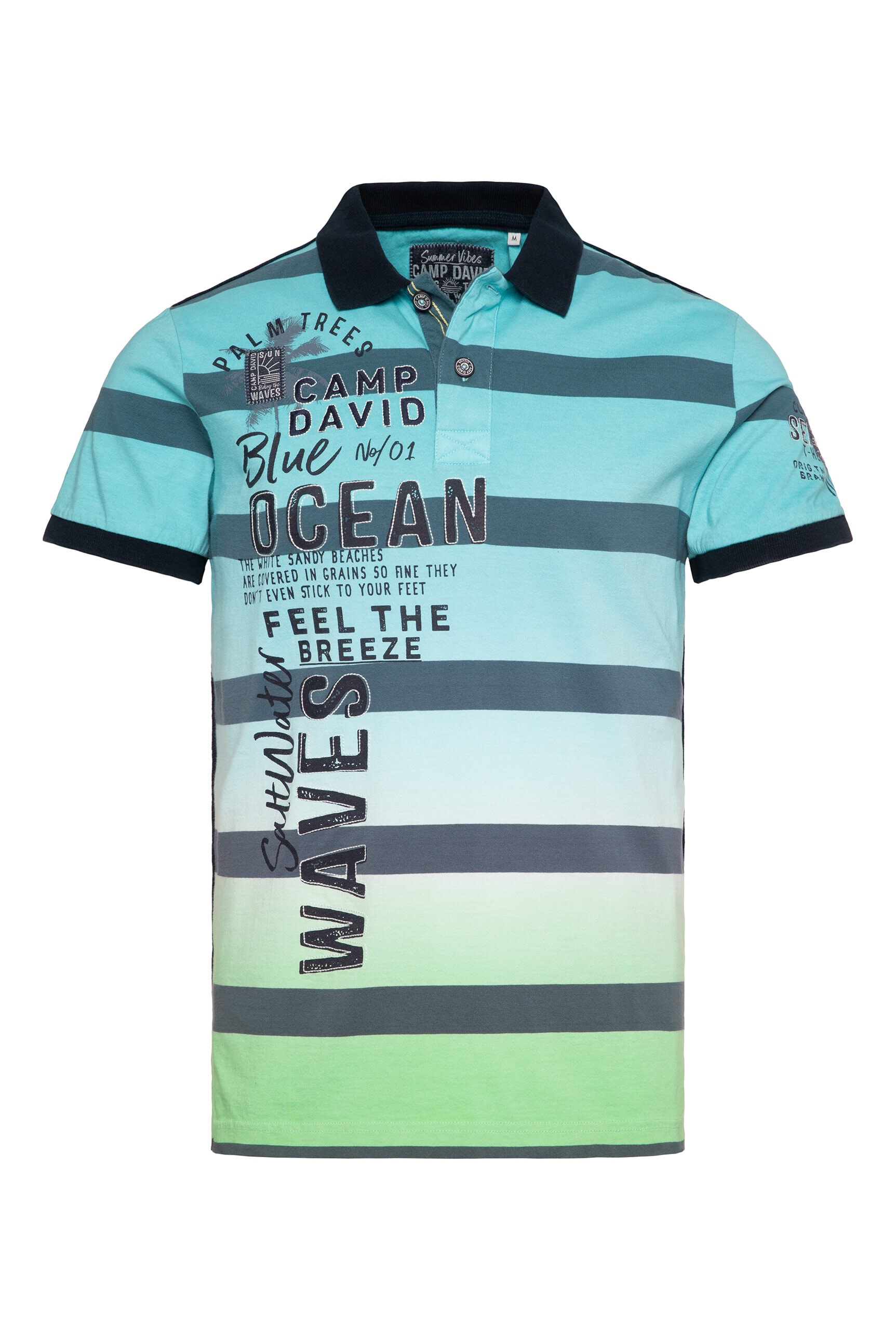 CAMP DAVID Poloshirt, aus Baumwolle