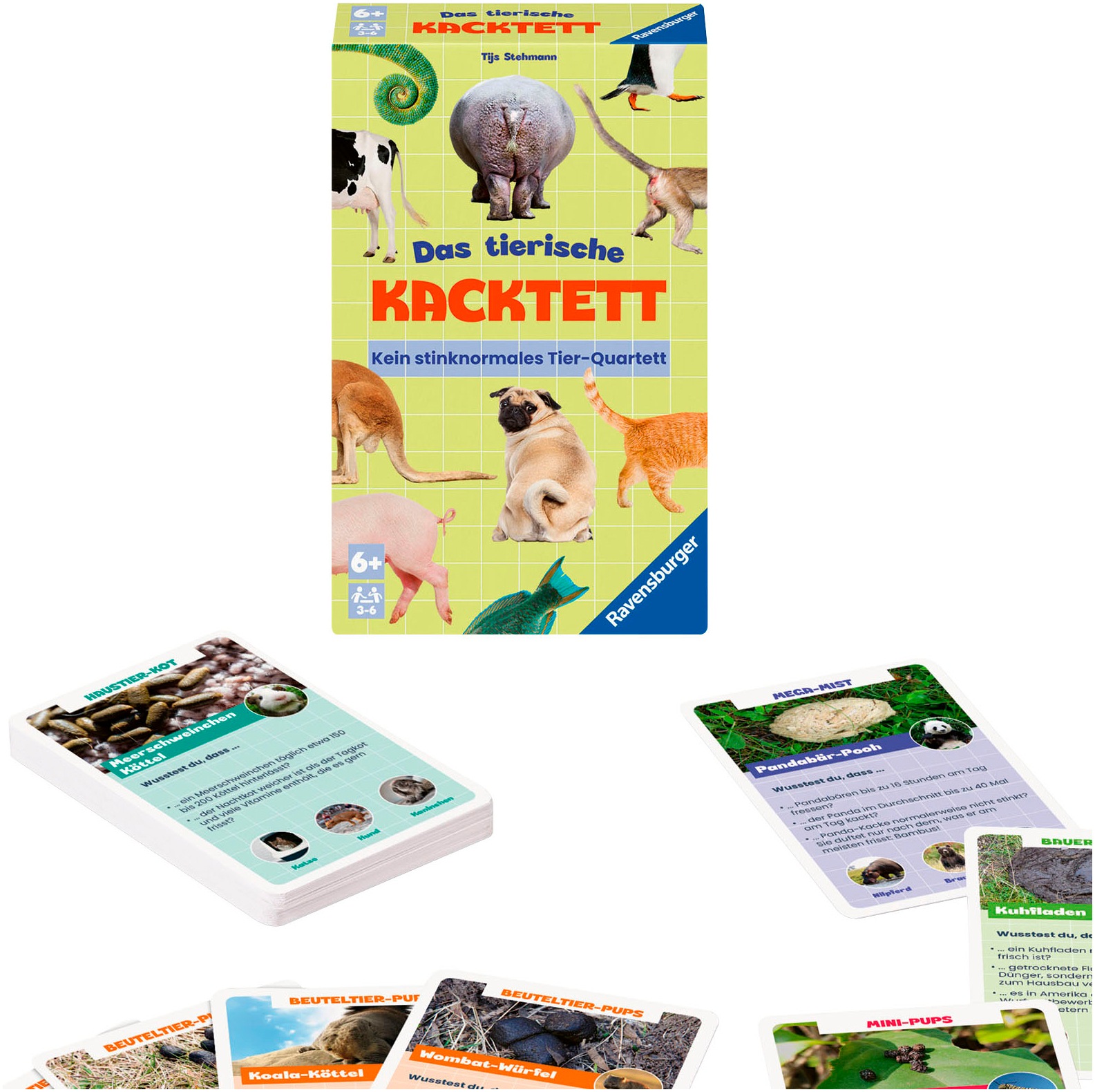 Ravensburger Spiel »Das tierische Kacktett«, Made in Europe