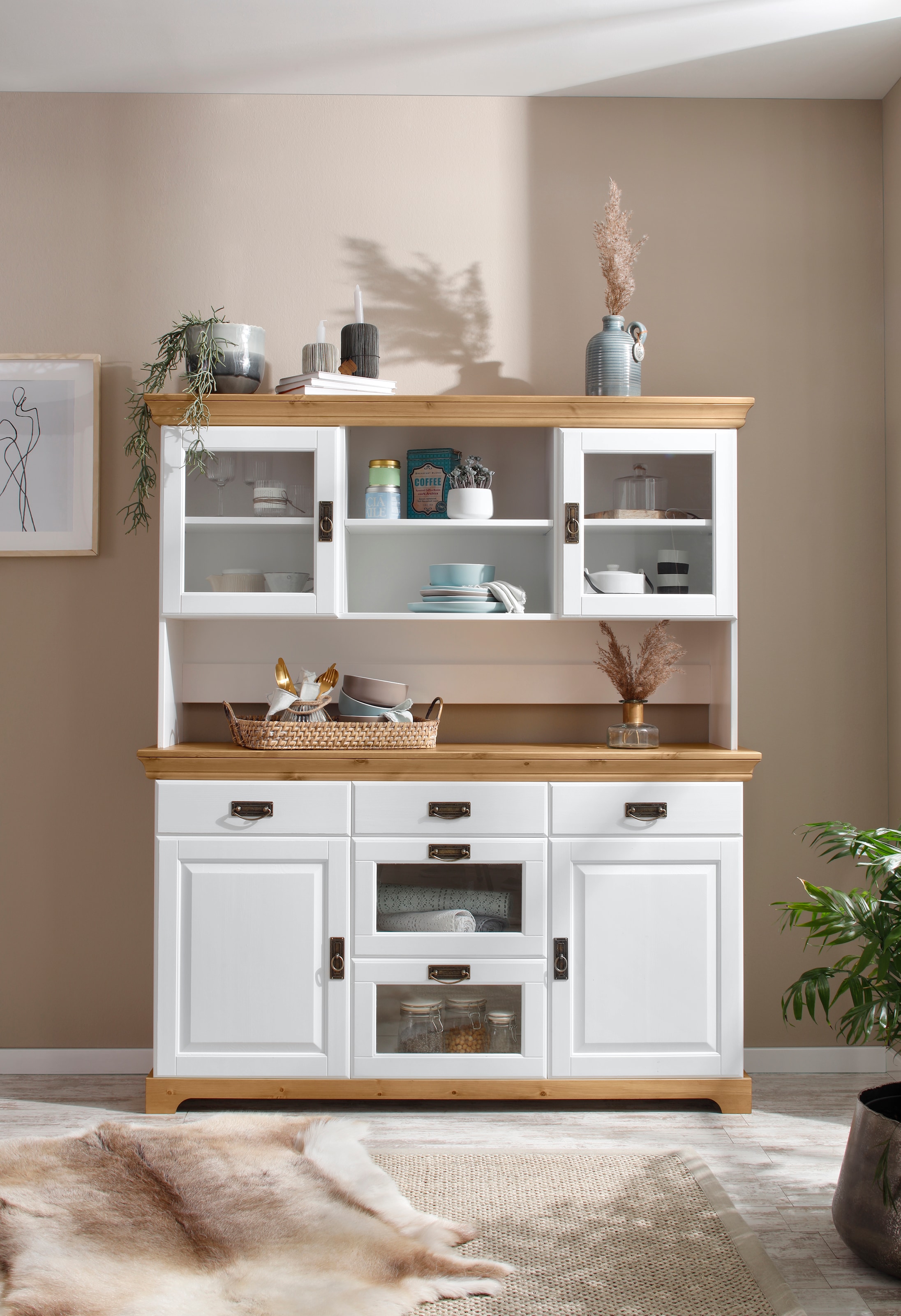 OTTO home Buffet "Rügen" FSC zertifiziertes Massivholz, im Landhausstil günstig online kaufen