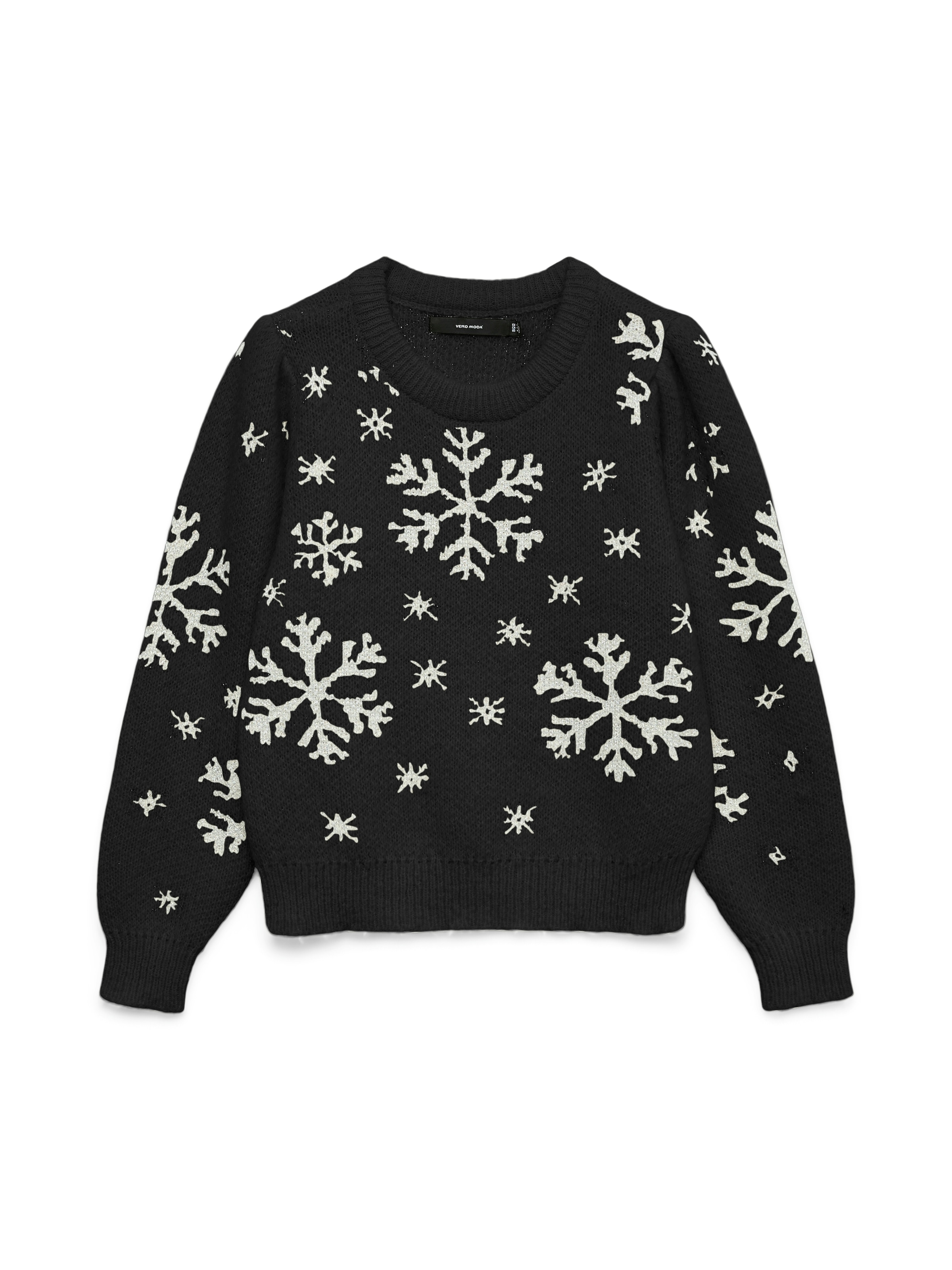 Vero Moda Weihnachtspullover "VMNEWSNOWYFROST LS O-NECK PULLOVER XMAS" günstig online kaufen