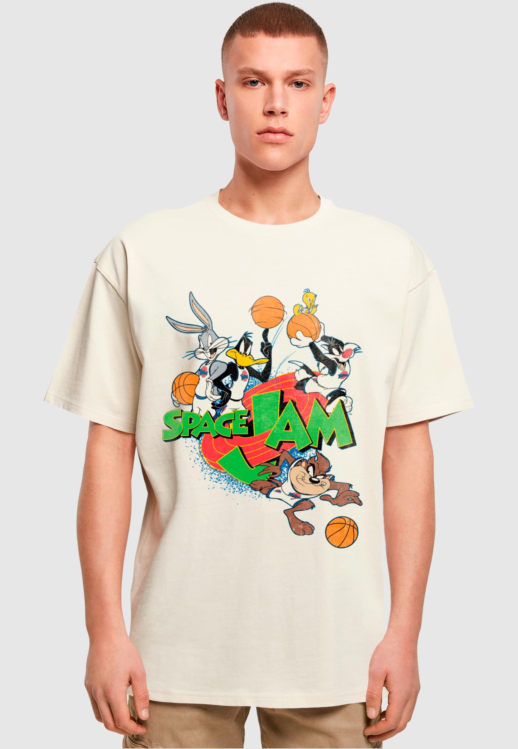 Thumbnail - Merchcode T-Shirt "Merchcode Herren Space Jam Team Oversize Tee" 1 Stk. tlg.