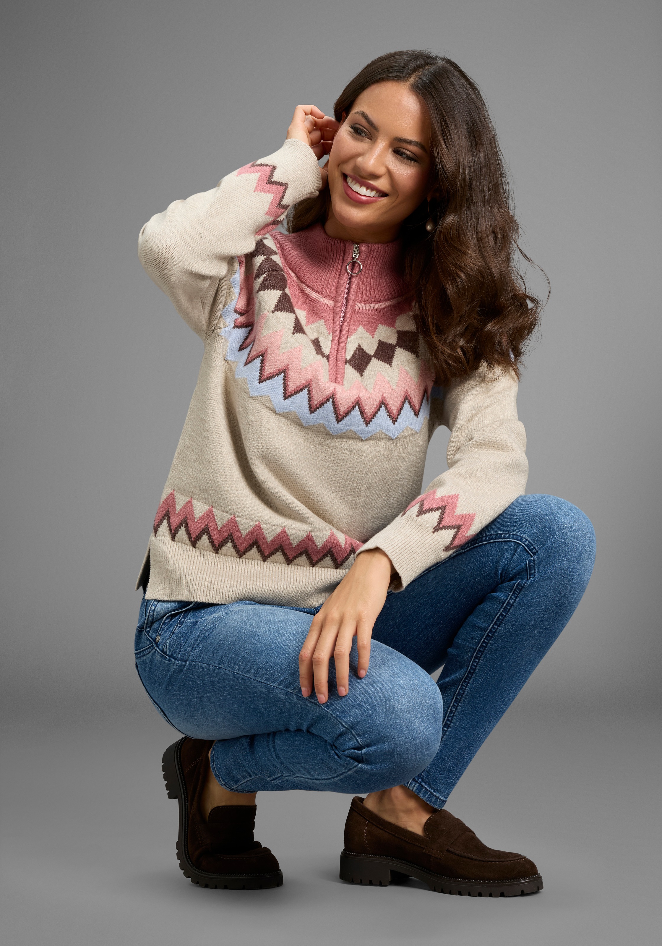 Laura Scott Troyer, mit kuscheligem Norwegermuster - NEUE KOLLEKTION