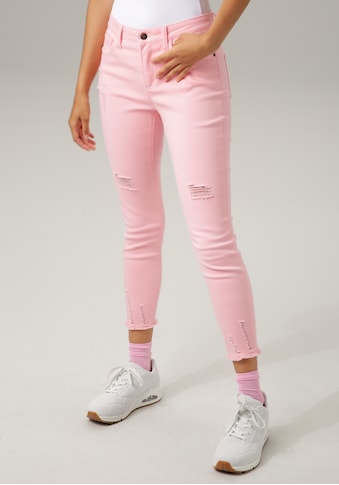 Aniston CASUAL Skinny-fit-Jeans su Destroyed-Effekt