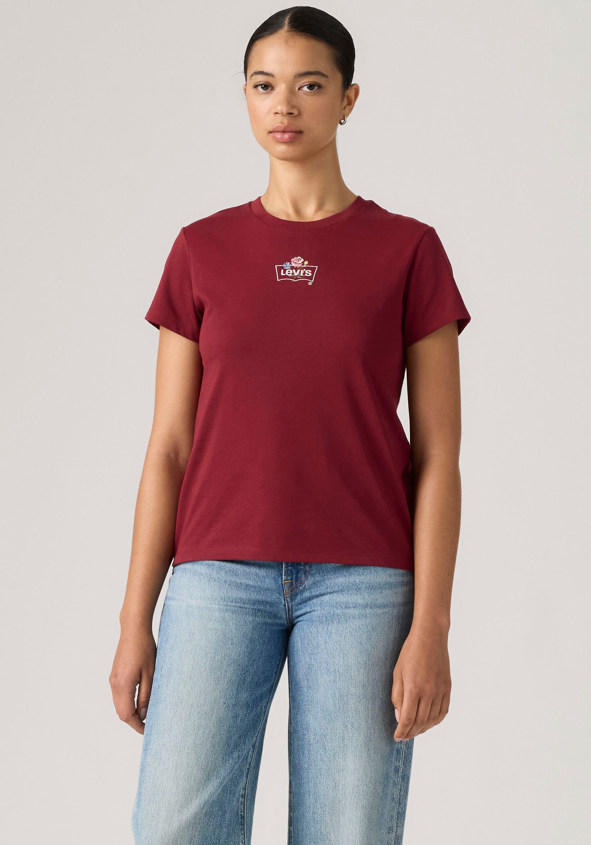 Levis 1100000002199 "THE PERFECT TEE" mit Batwing-Logoprint