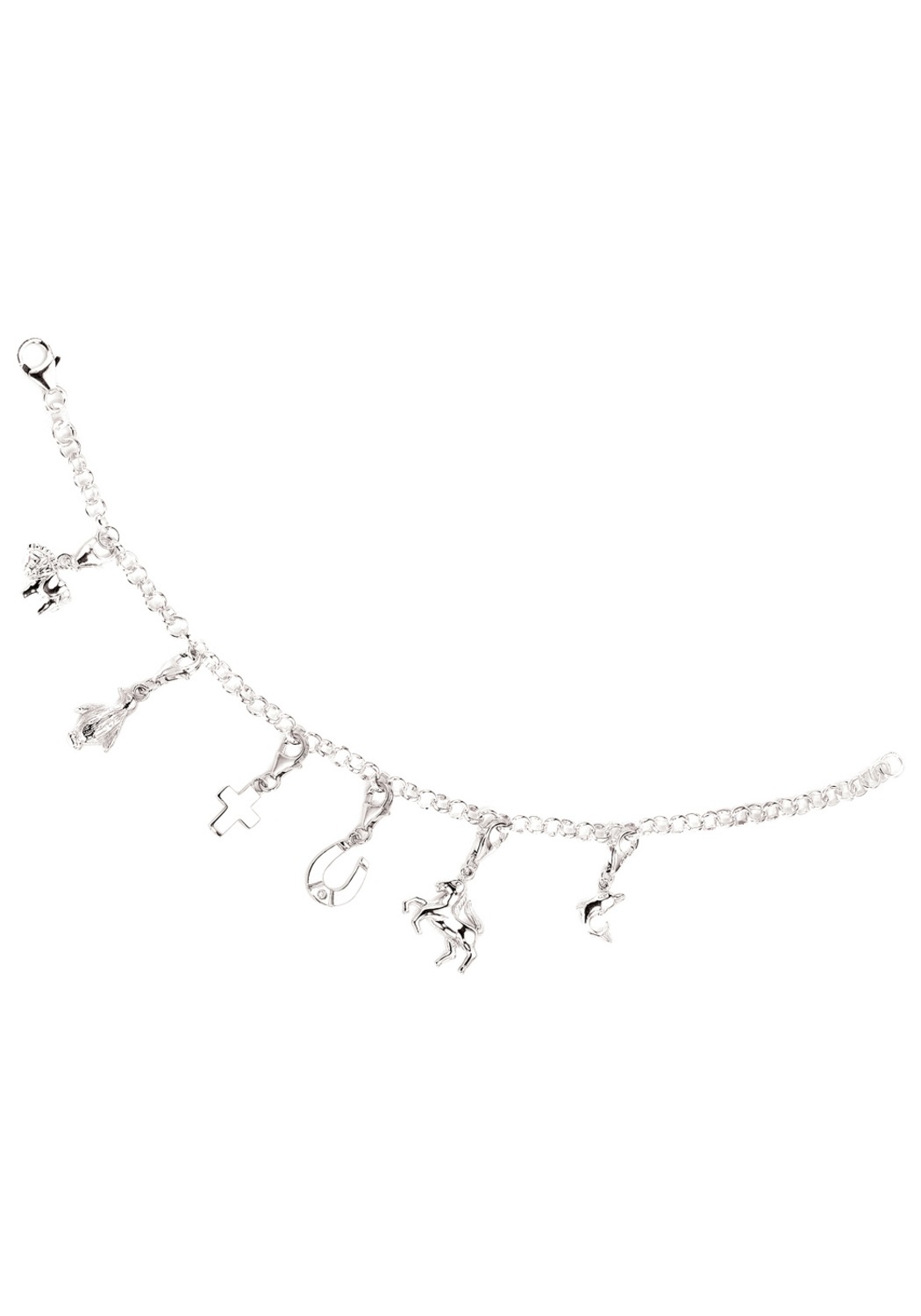 JOBO Charm Kreuz »Kreuz«, 925 Silber