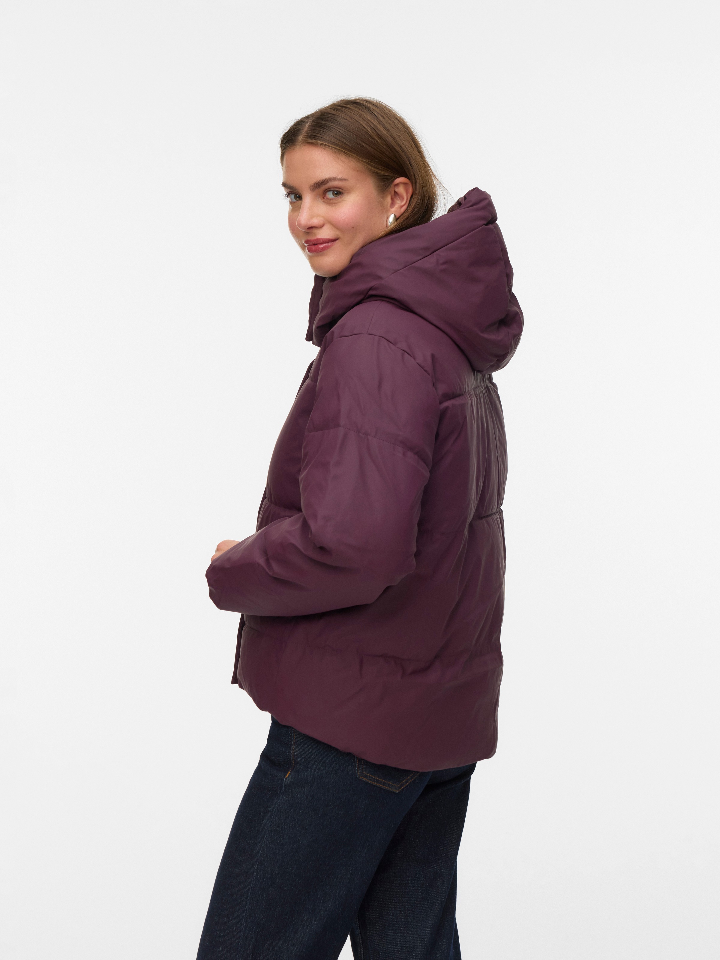 Vero Moda Steppjacke "VMGRETAKYLIE SHORT COATED JACKET NOOS" mit Kapuze günstig online kaufen
