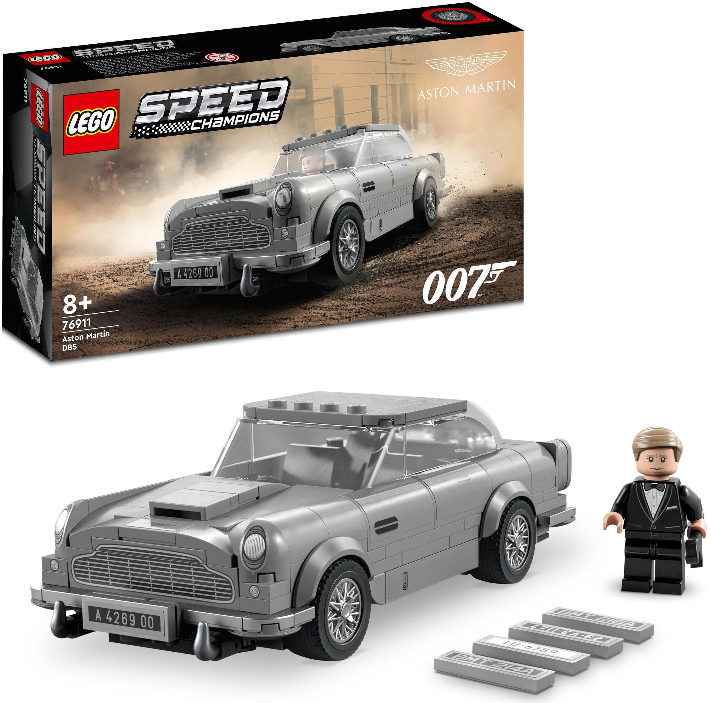 LEGO® Konstruktionsspielsteine »007 Aston Martin DB5 (76911), LEGO® Speed Champions«, (298 St.), Made in Europe