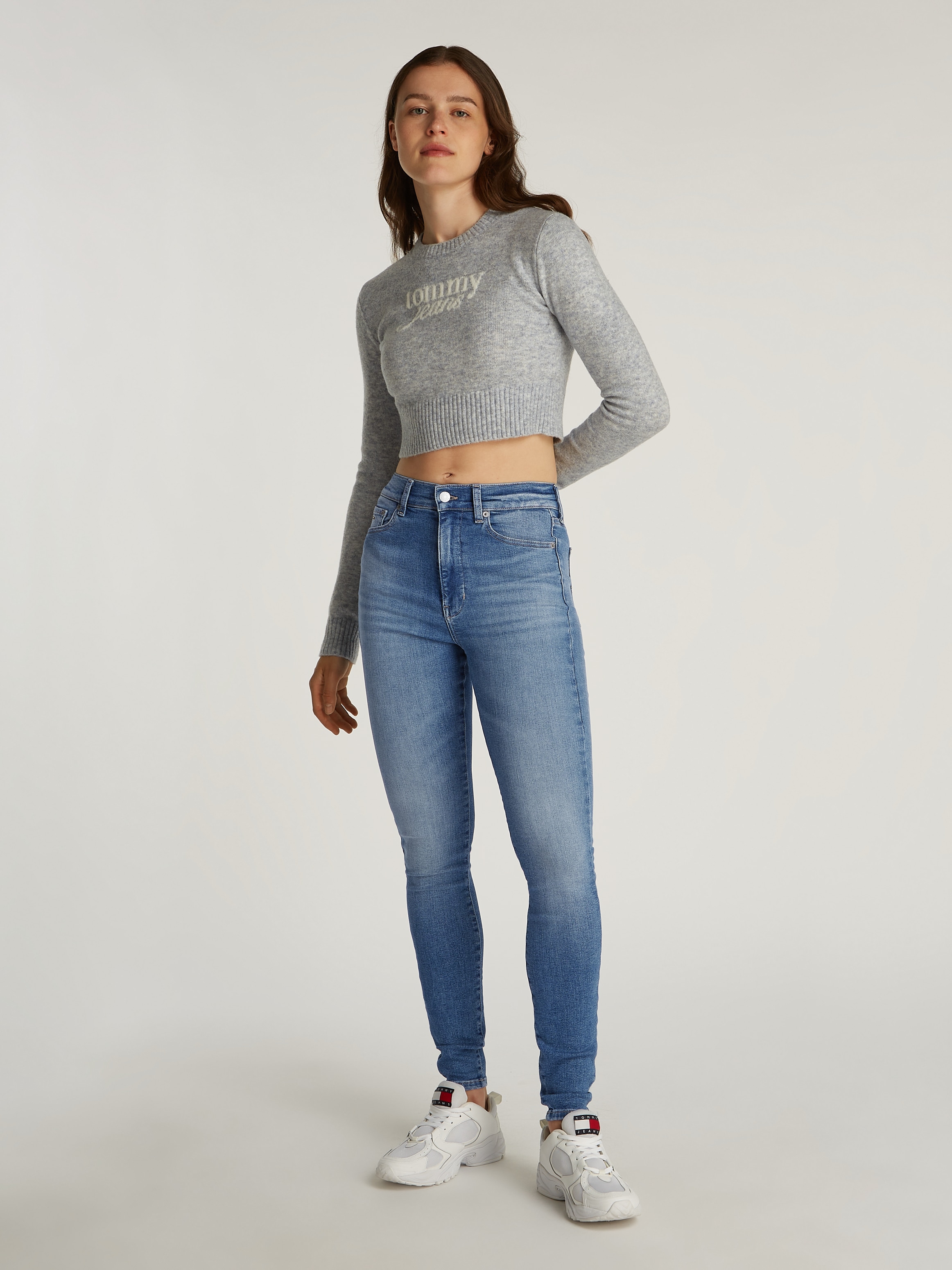 Tommy Jeans Skinny-fit-Jeans »Sylvia High Rise Skinny«, mit Logo-Badge