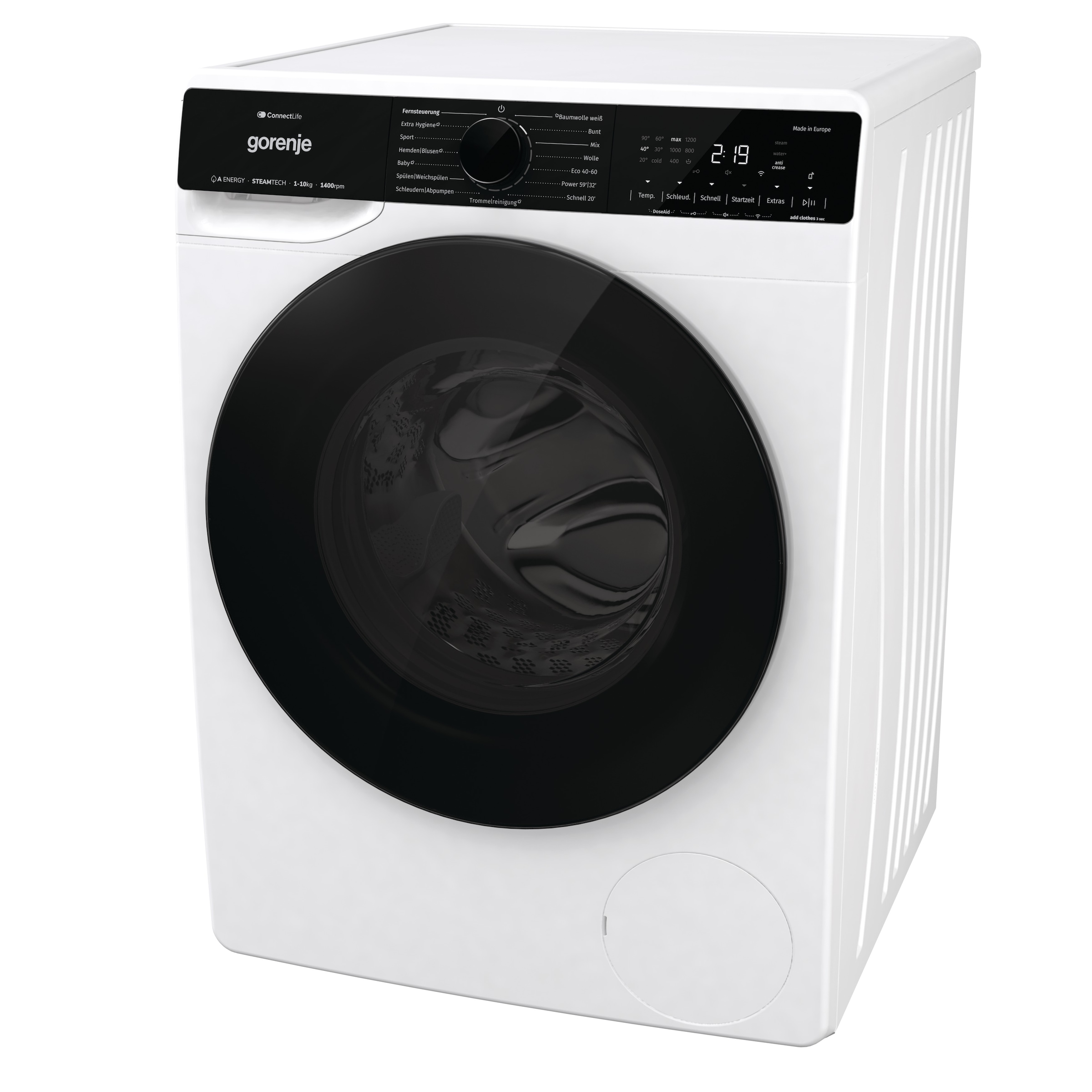 GORENJE Waschmaschine »WPNA14A2TS«, 10 kg, 1400 U/min, Energieklasse A-30%