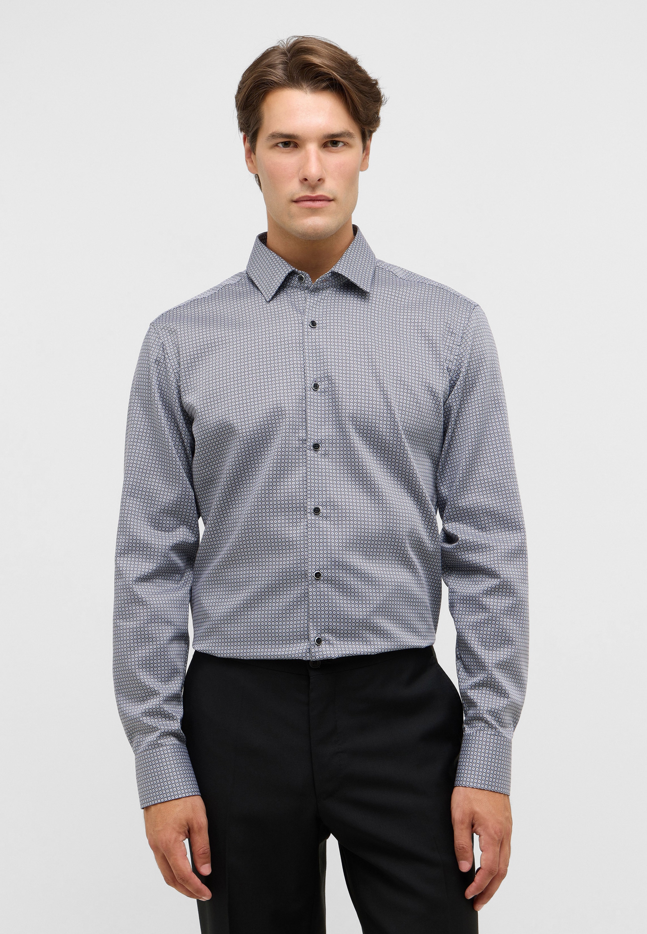 Eterna Langarmhemd "SLIM FIT" NON IRON (bügelfrei) günstig online kaufen